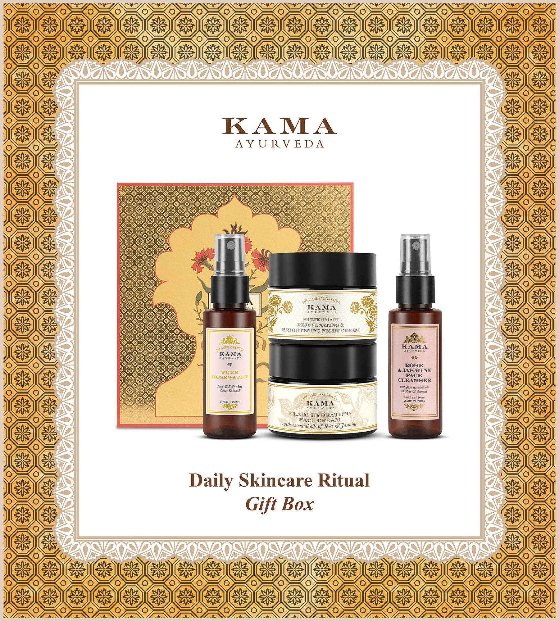 Buy KAMA AYURVEDA Daily Skincare Ritual Gift Box - Skin Care Gift 
