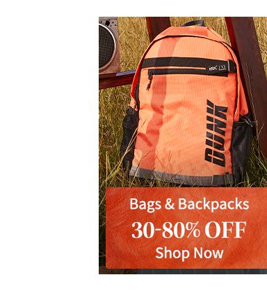 Up To 80% OFF on Must Have Bags and Backpacks