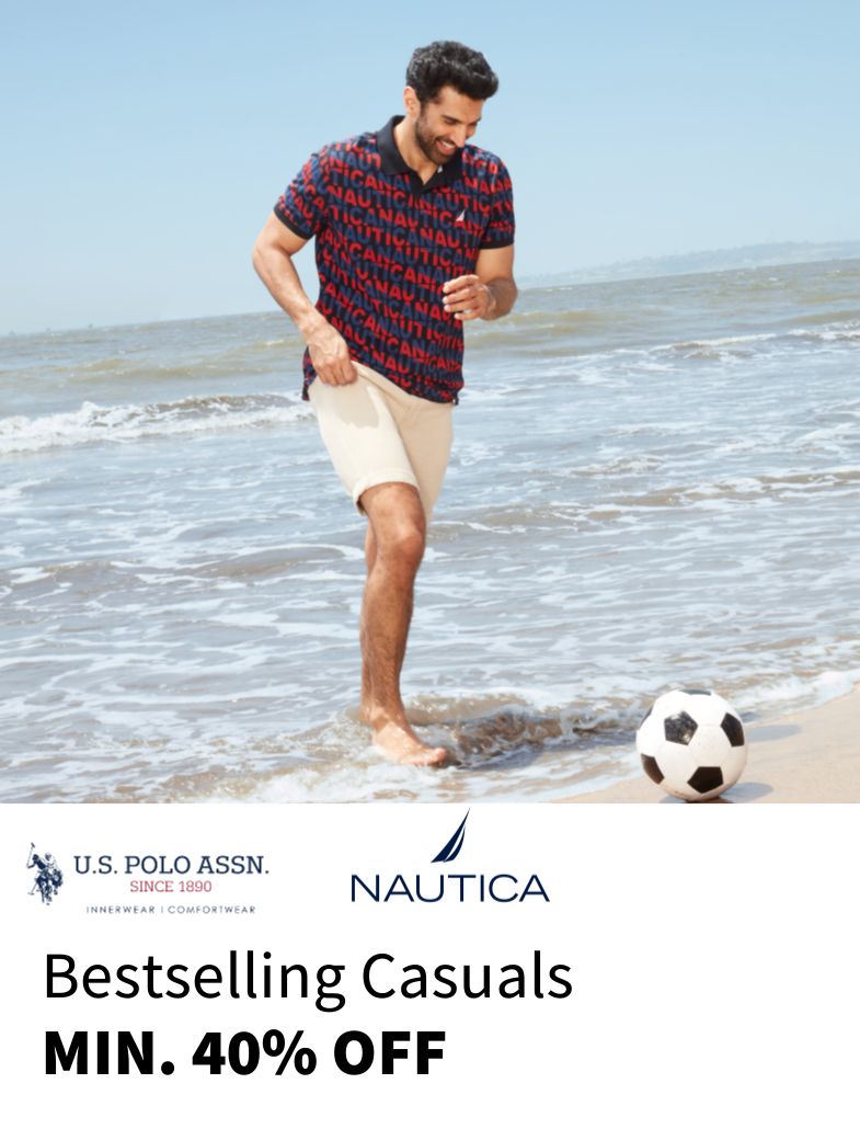 Upto 45% OFF on Must Have Casual Clothing for Men