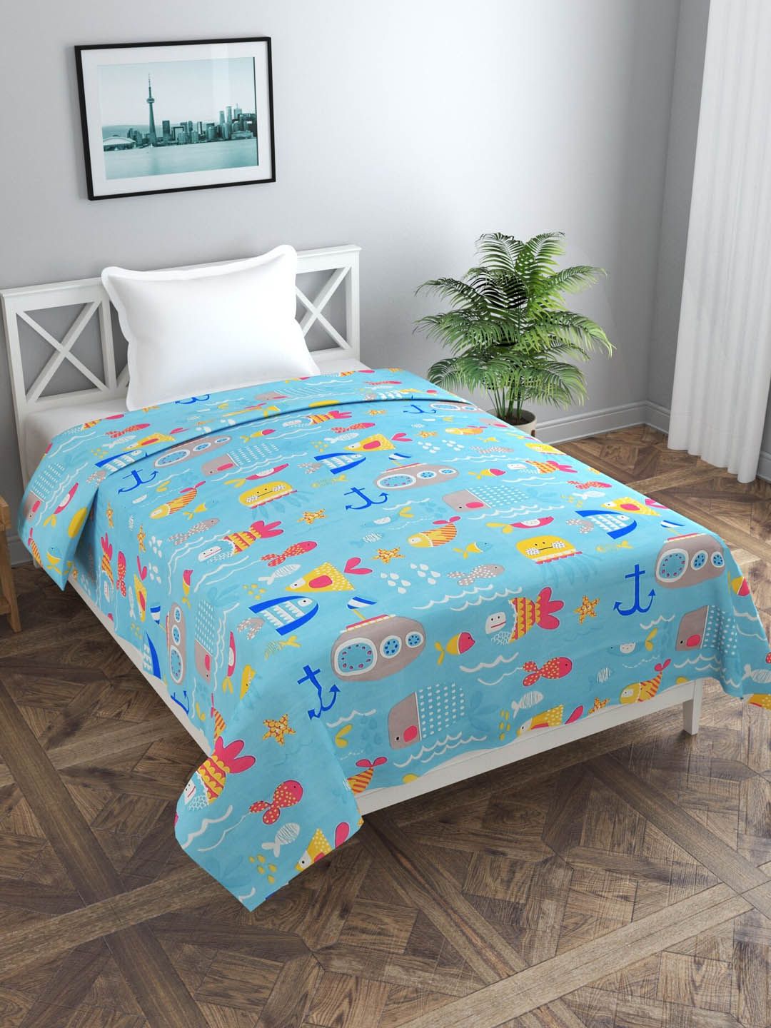 MORADO Printed Single Duvet Cover-picture-1