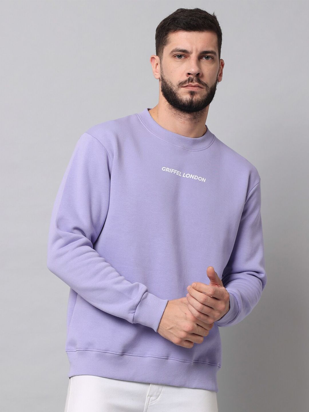 GRIFFEL Men Mustard Sweatshirt-picture-10