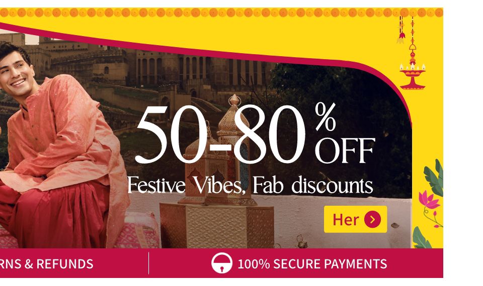 Dussehra Sale – Upto 80% off on Bestselling Fashion Collection