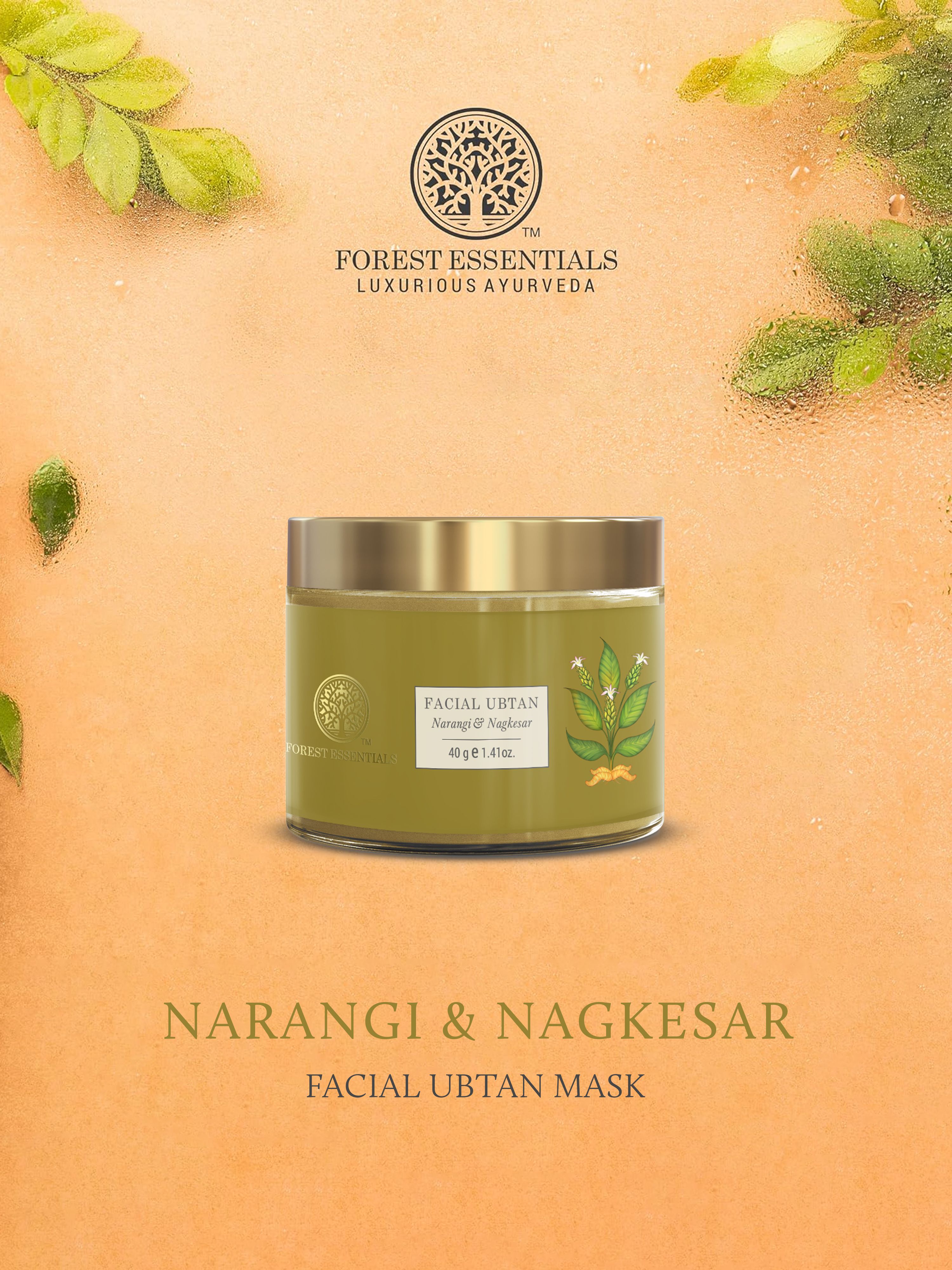 Buy Forest Essentials Narangi & Nagkesar Facial Ubtan Mask - 40 g