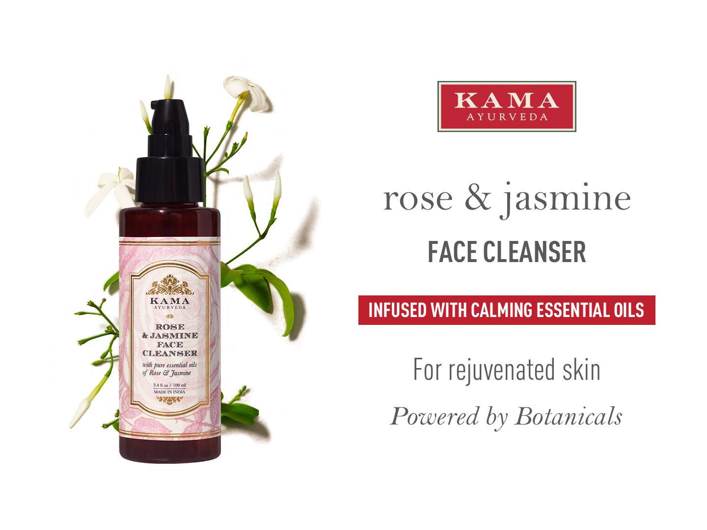 Buy KAMA AYURVEDA Rose Jasmine Face Cleanser 50 ml - Face Wash and