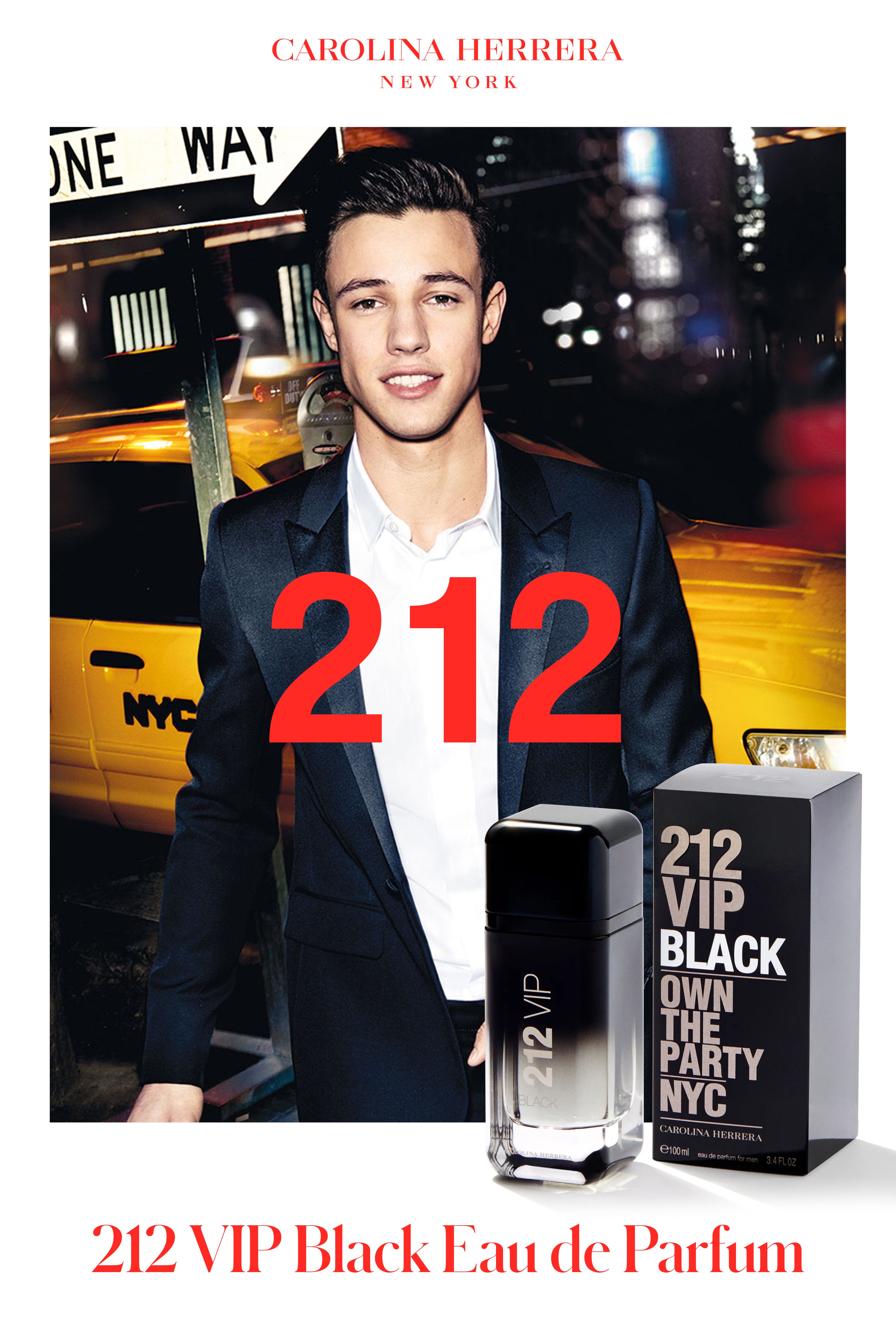 Buy Carolina Herrera Men 212 Vip Black Long Lasting Eau De Parfum