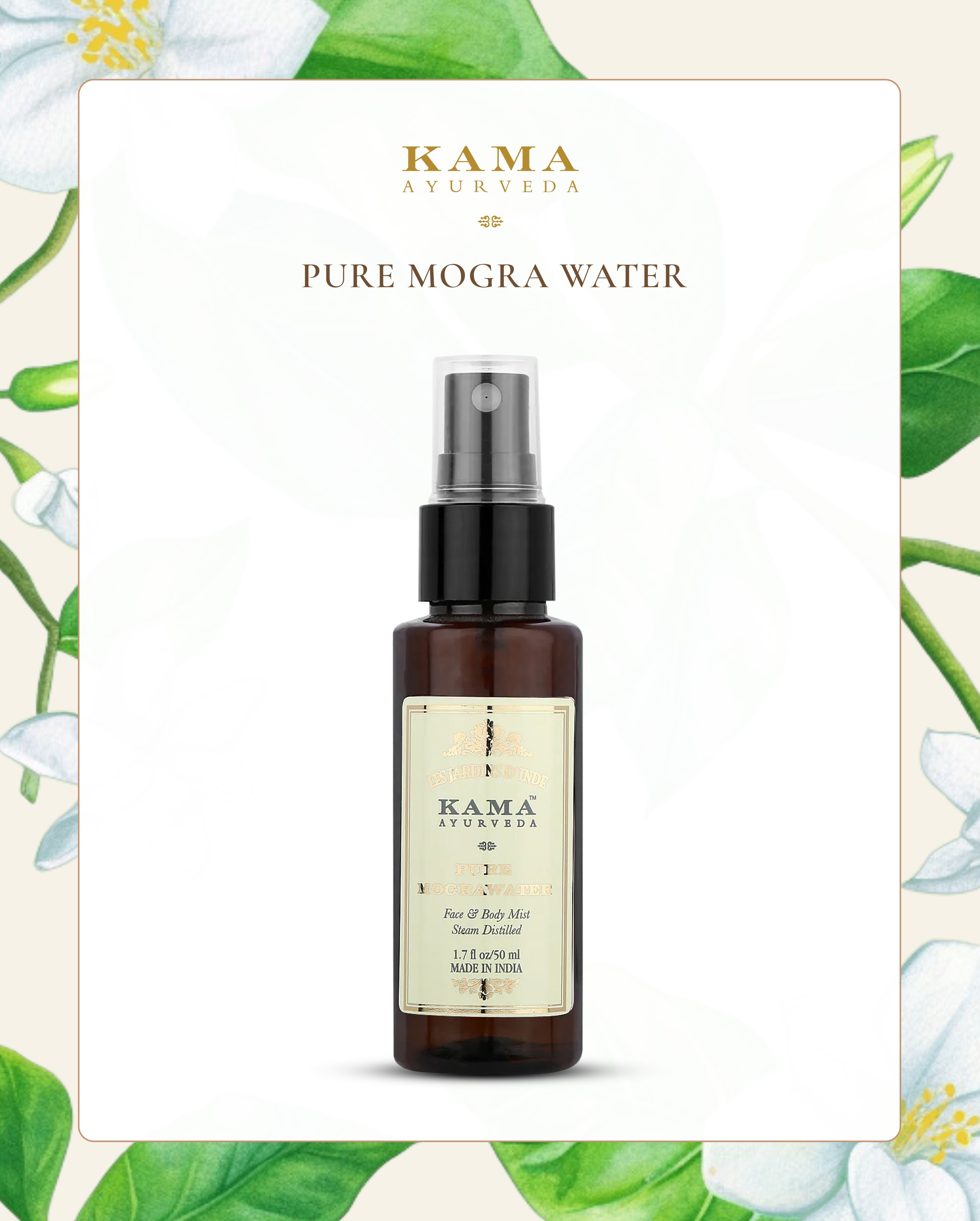 Buy KAMA AYURVEDA Sustainable Pure Mogra Water Face & Body Mist 50