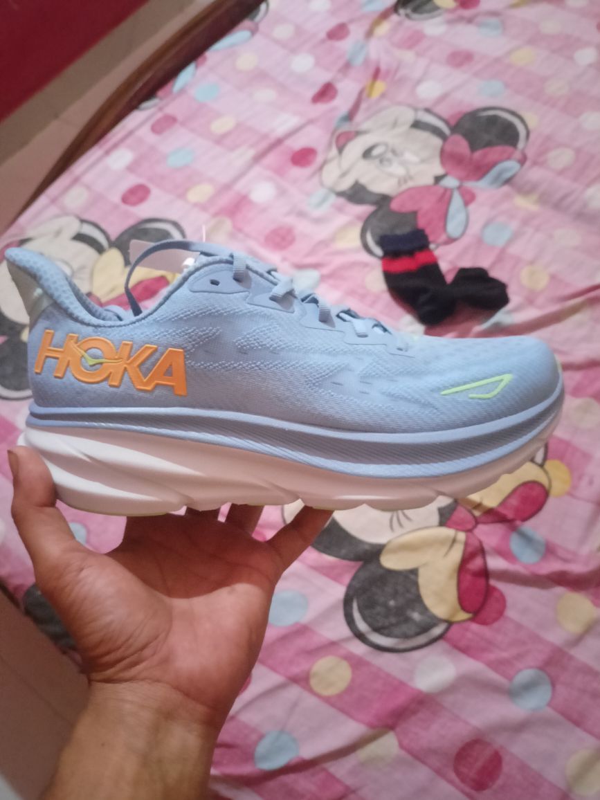 Buy HOKA Men Woven Design Clifton 9 Running Shoes - Sports Shoes