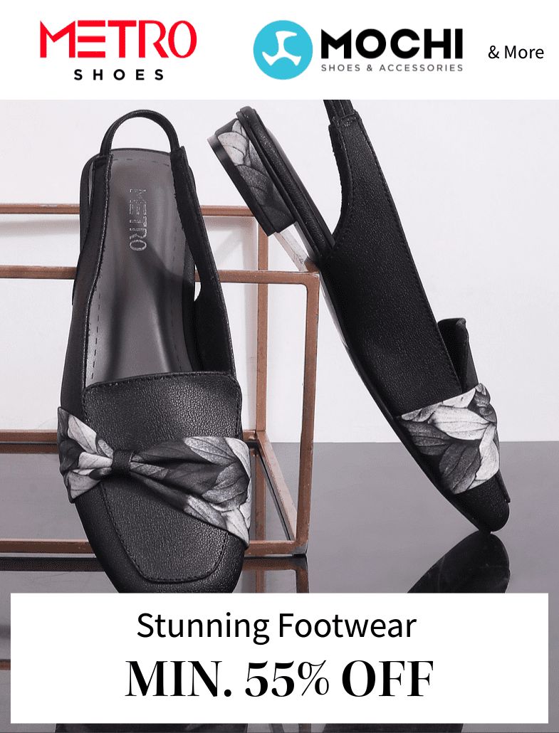 Avail 55% off on Stunning Footwear