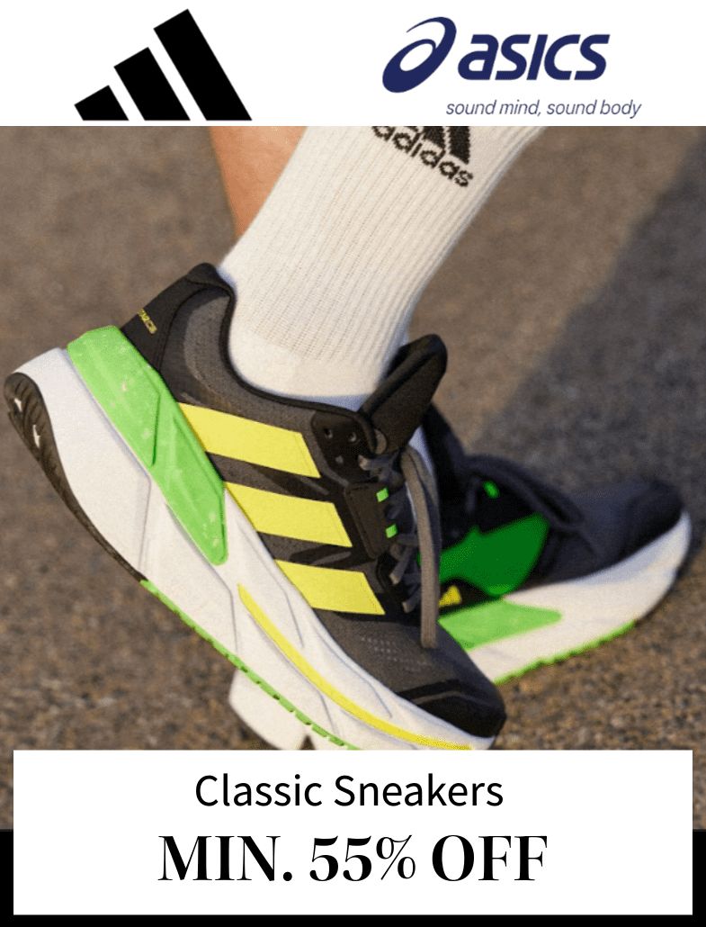 Get Flat 55% OFF on Classic Sneakers