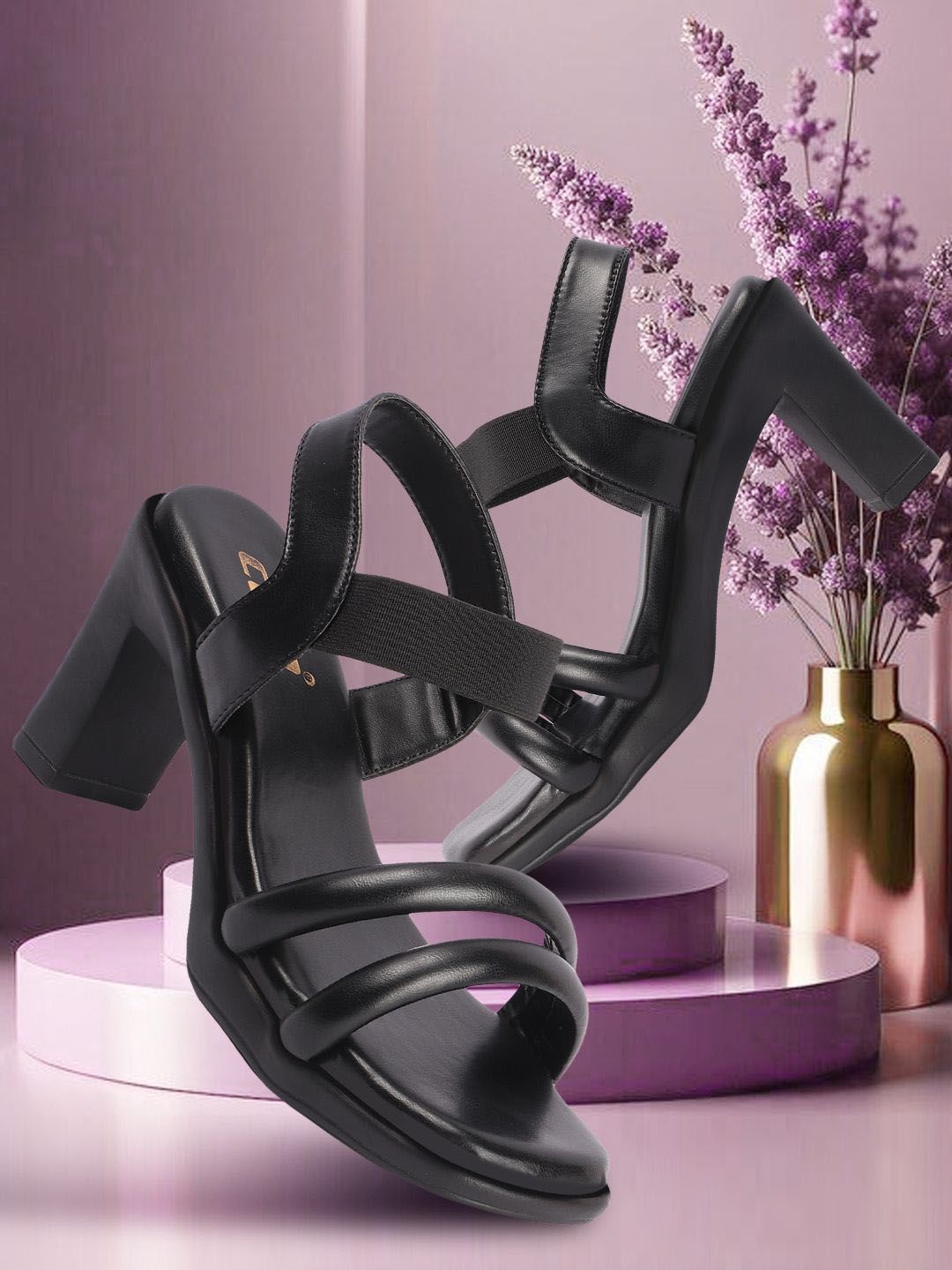Colo Block Heel Sandals-picture-42