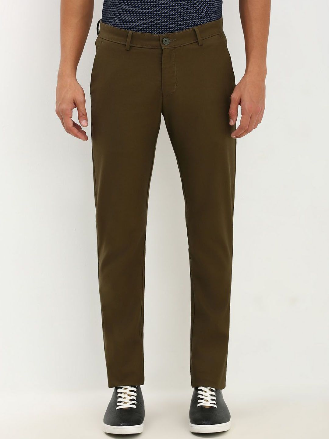 Allen Solly Men Slim Fit Regular Trousers-picture-33