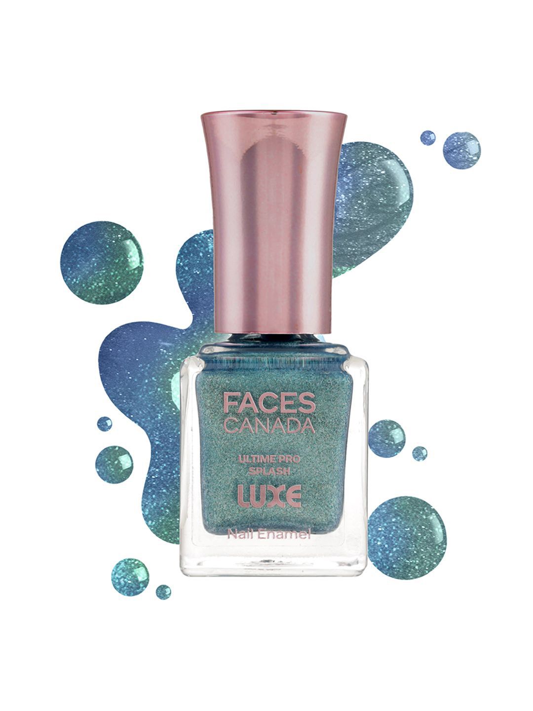 FACES CANADA Ultime Pro Splash Luxe Nail Enamel 12ml - Auraora Blue L33-image-49