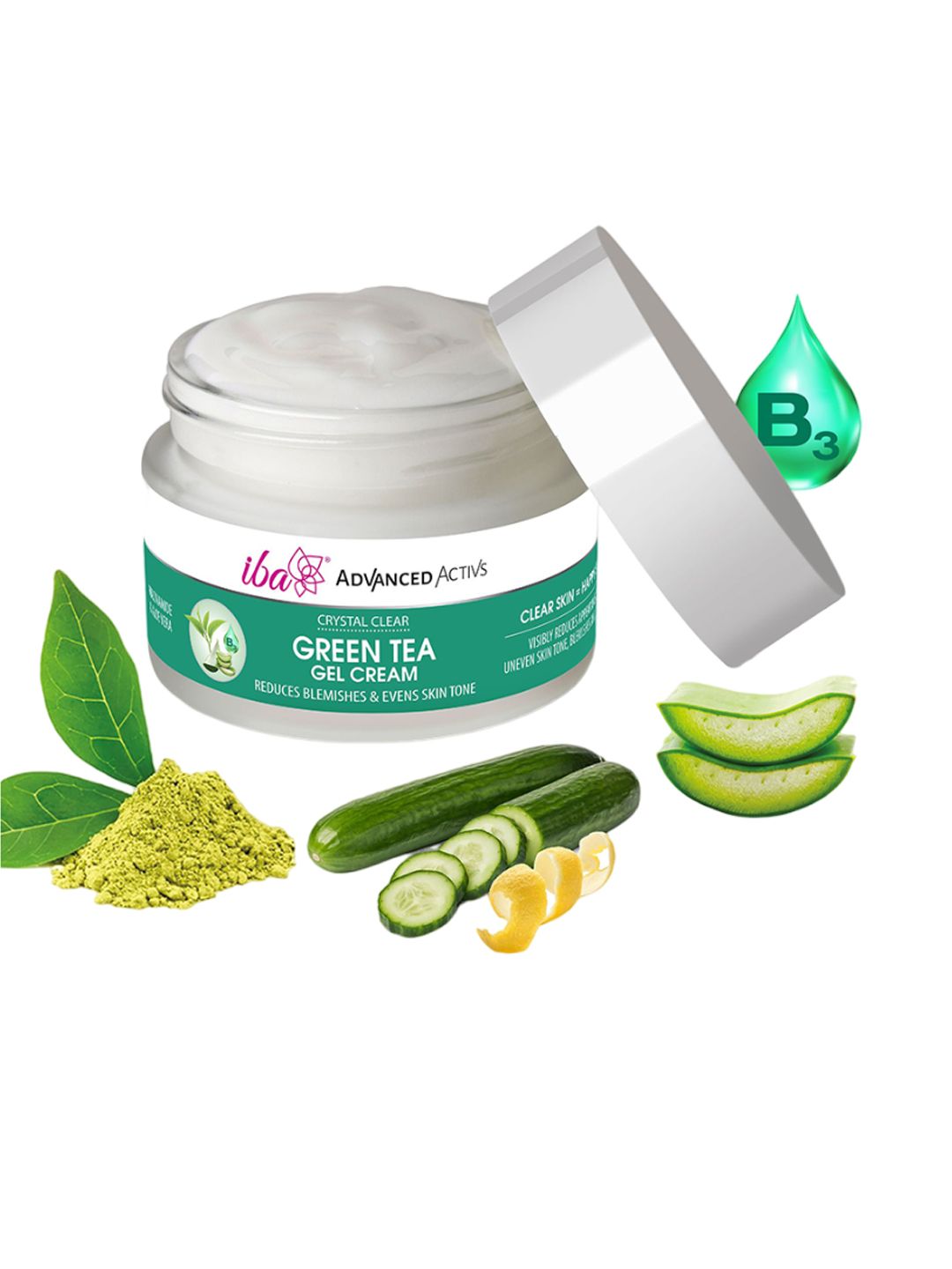Iba Advanced Activs Crystal Clear Green Tea Gel Cream - 50 g-picture-28