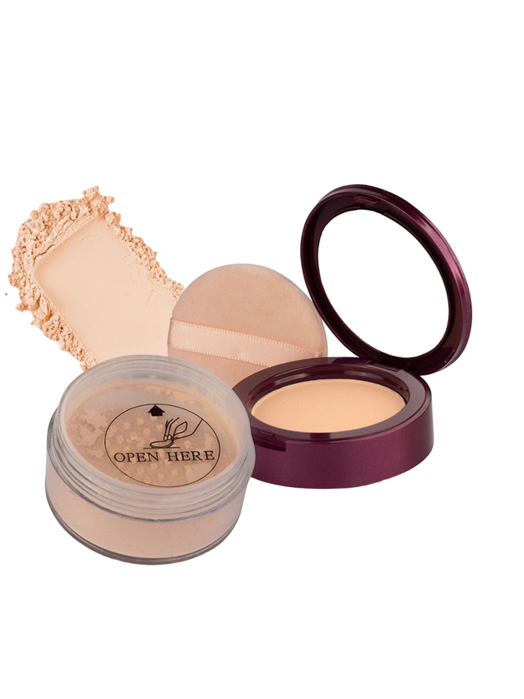 Hilary Rhoda 2-in-1 Compact & Loose Powder With Matte Finish 32g - Natural-picture-47
