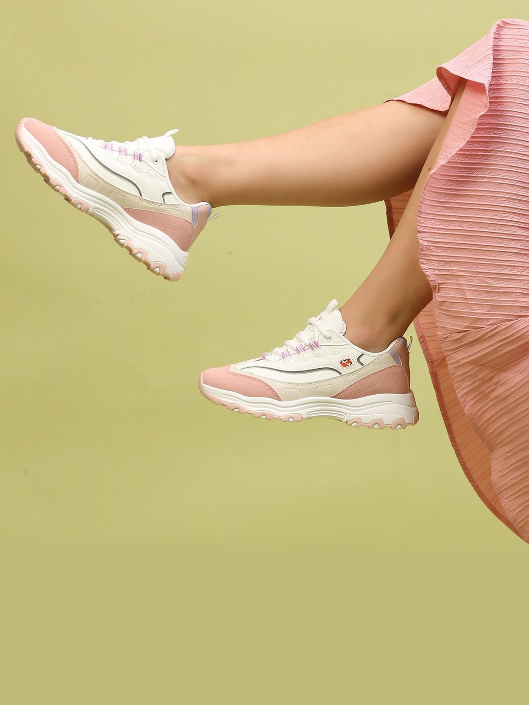 yoho Women Perforations PU Sneakers-picture-25