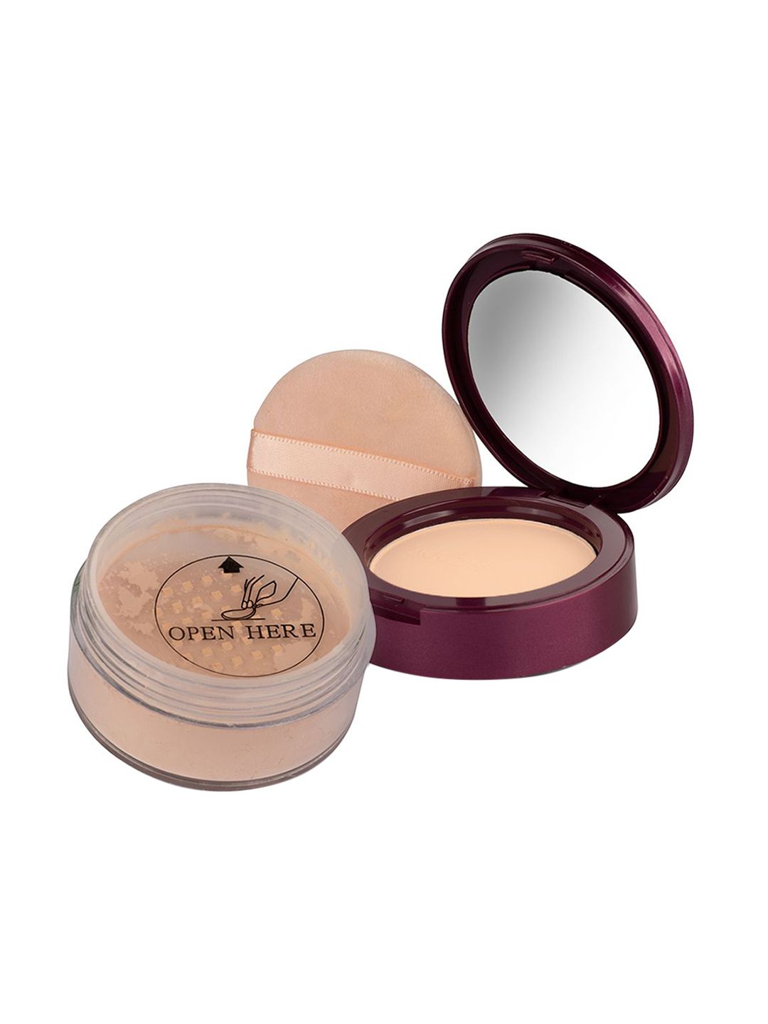 Hilary Rhoda 2-in-1Compact & Loose Powder With Matte Finish 32g (Ivory)-picture-44