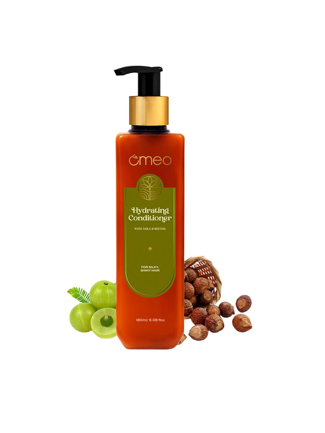 Omeo Hydrating Conditioner With Amla & Reetha Extract - 180ml-image-9