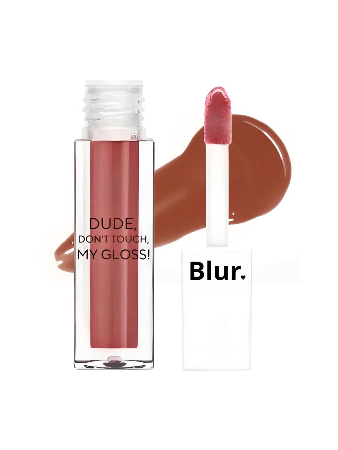 BLUR INDIA Dude Don't Touch My Lip Gloss -5ml-Chocolate Brown-image-21