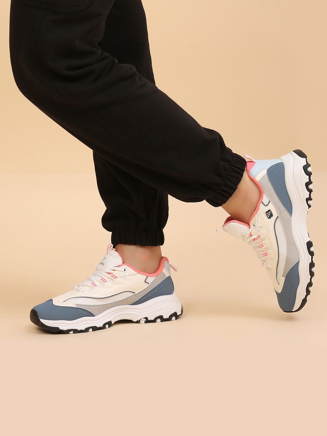 yoho Women Colourblocked PU Sneakers-picture-23