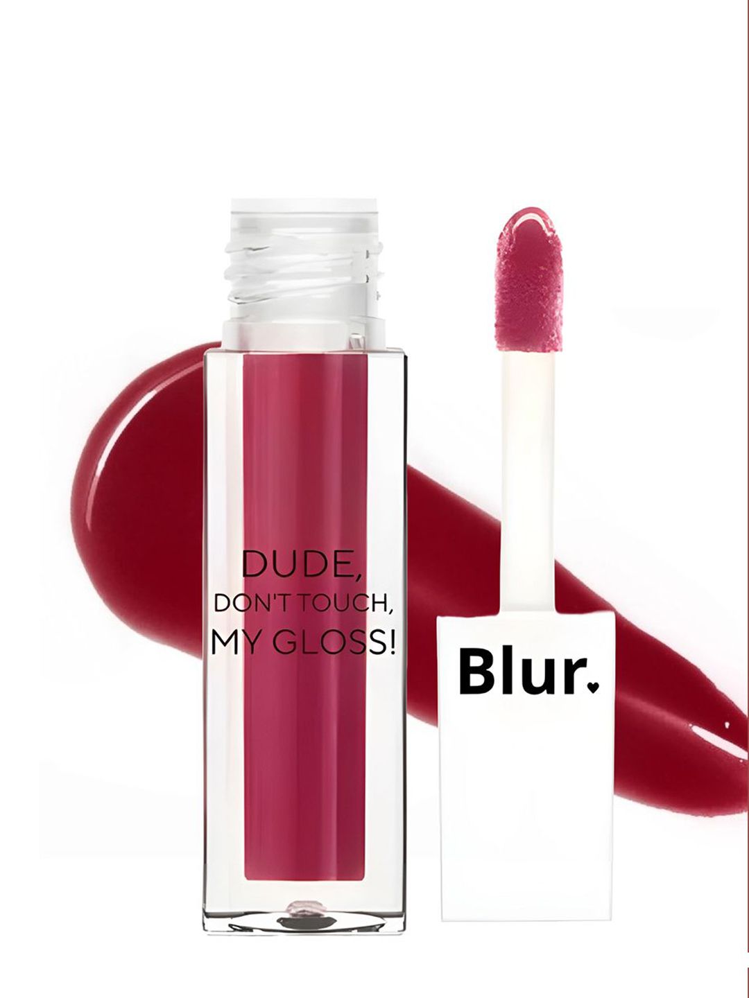 BLUR INDIA Dude Don't Touch My Lip Gloss -5ml-Wine-image-10