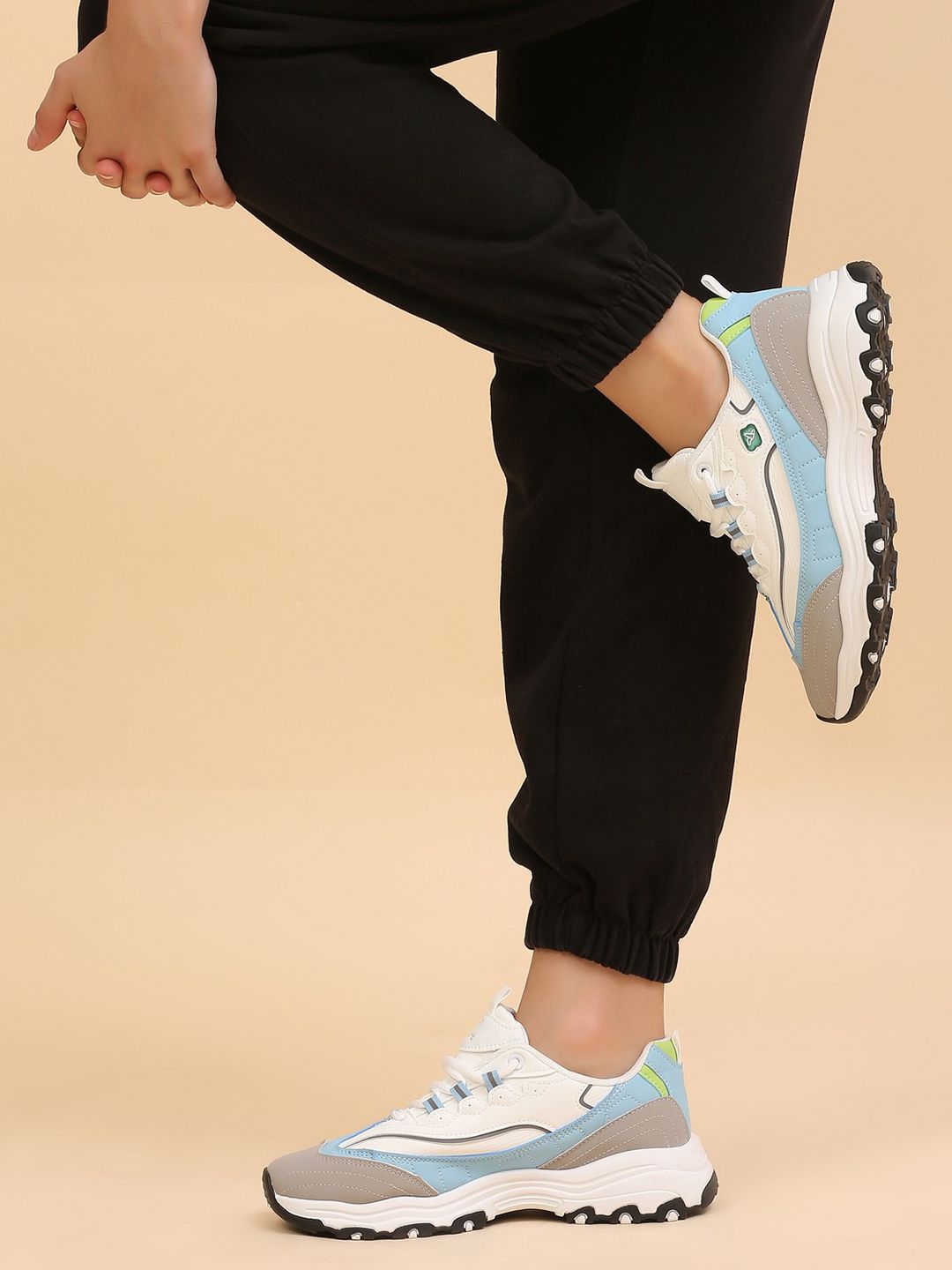 yoho Women Colourblocked PU Sneakers-picture-20