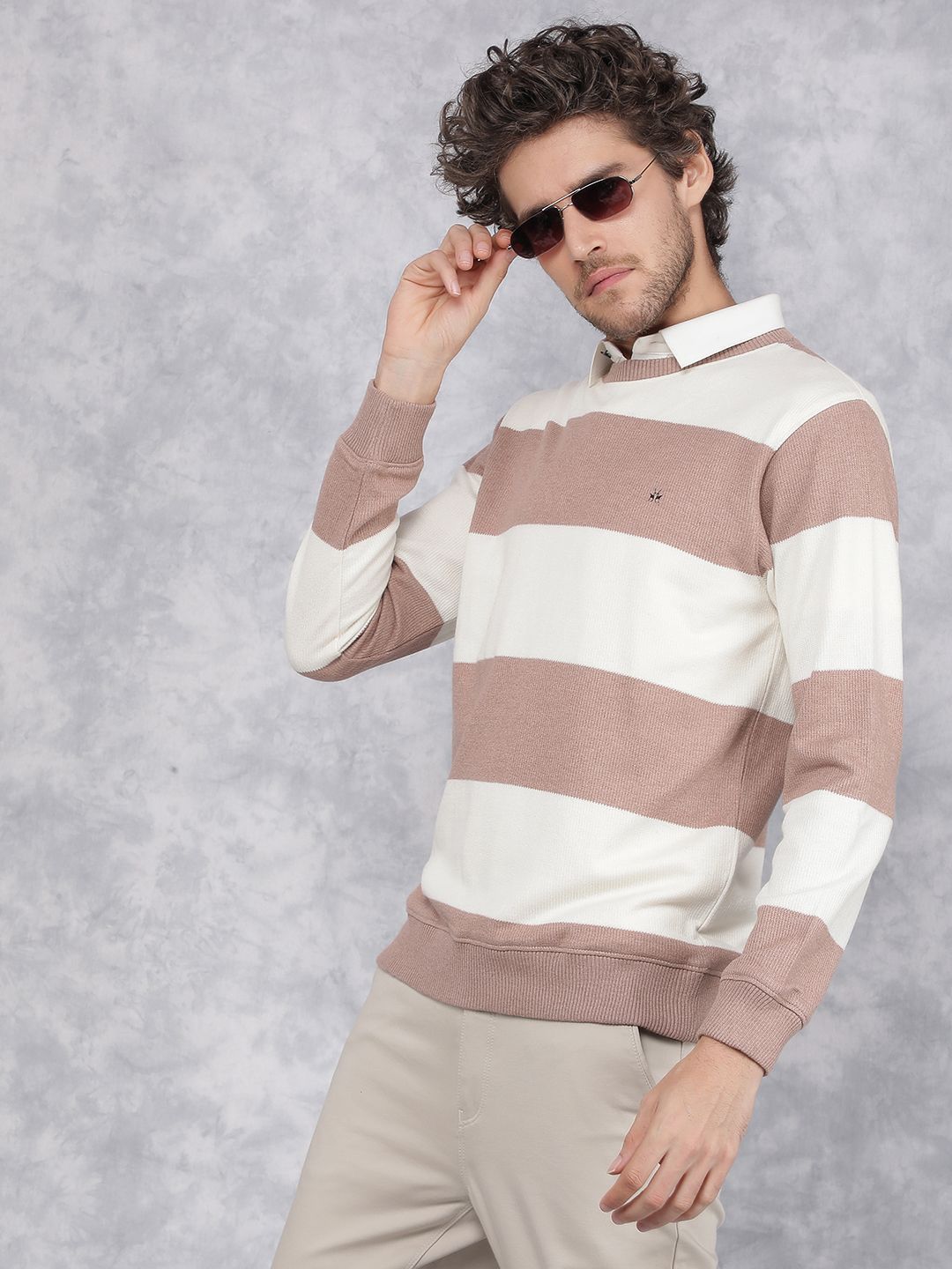 Crimsoune Club Men Striped Sweatshirt-picture-16