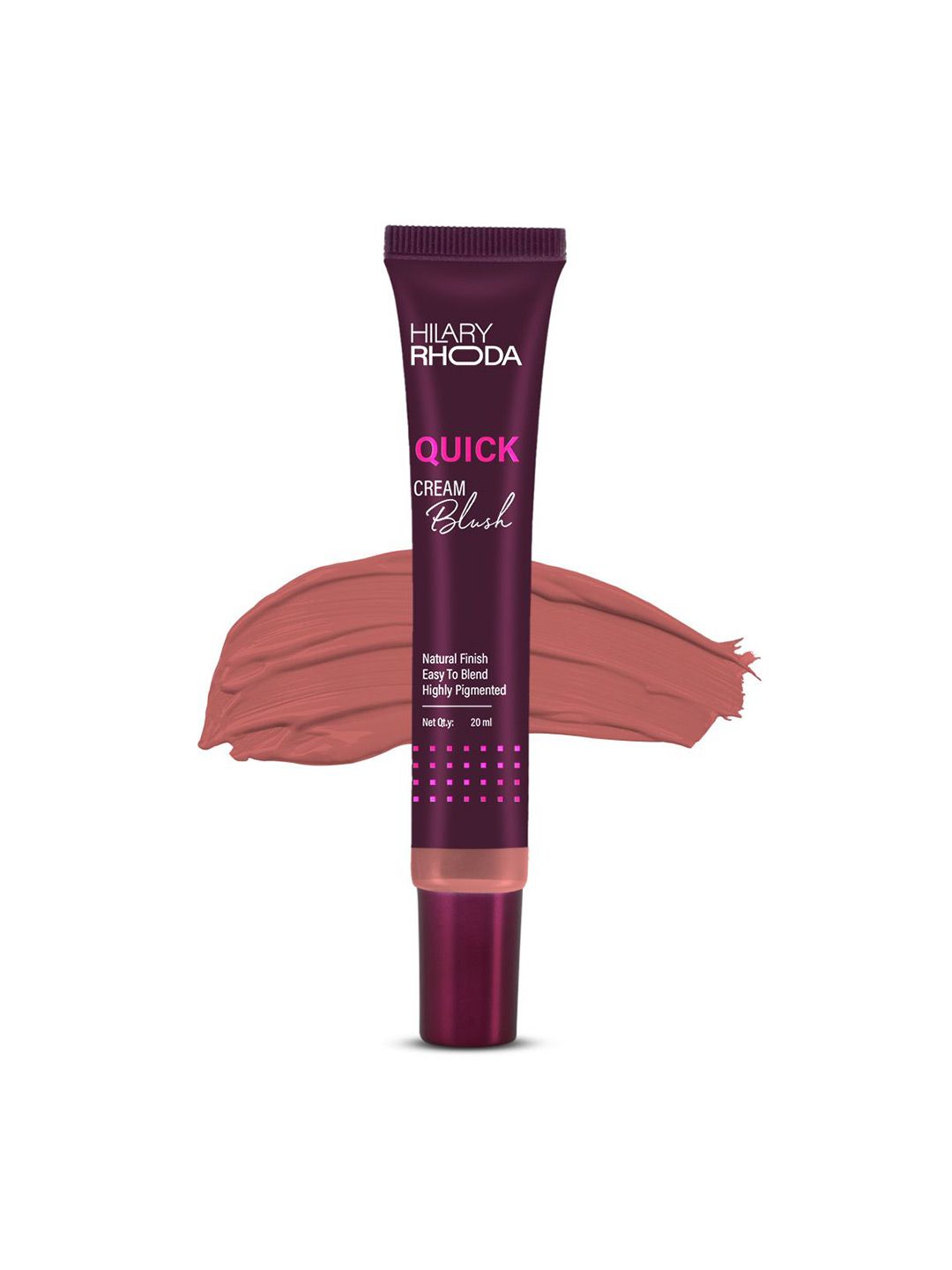 Hilary Rhoda Quick Highly Pigmented & Dewy Finish Blush-20ml-Peach Blossom-01-image-13