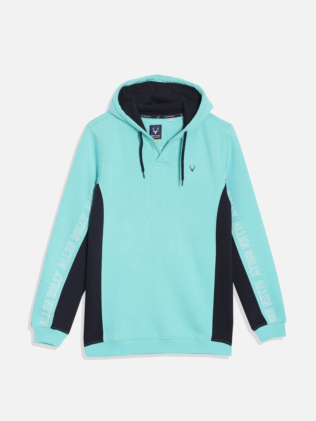 Allen Solly Junior Boys Colourblocked Hooded Sweatshirt-picture-50