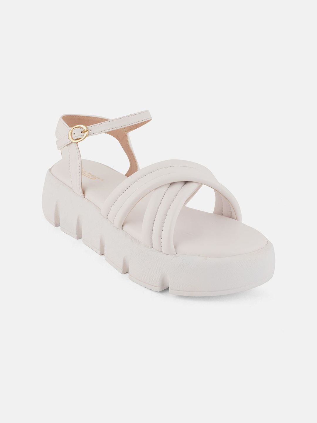 The Roadster Lifestyle Co Women Ankle Loop Platform Sandals-image-28