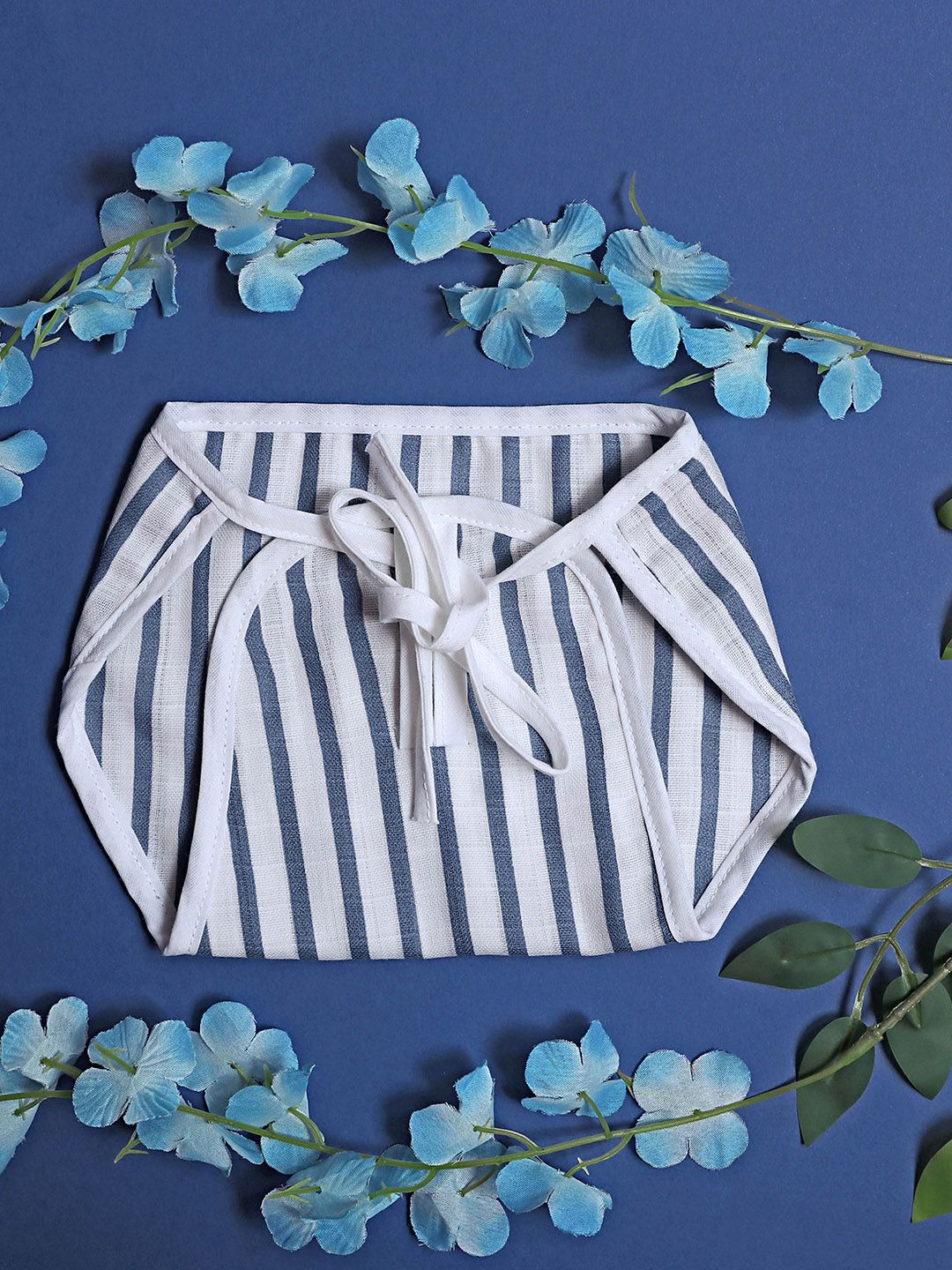 OBOW Infants Set Of 6 Striped Cloth Diaper-picture-47