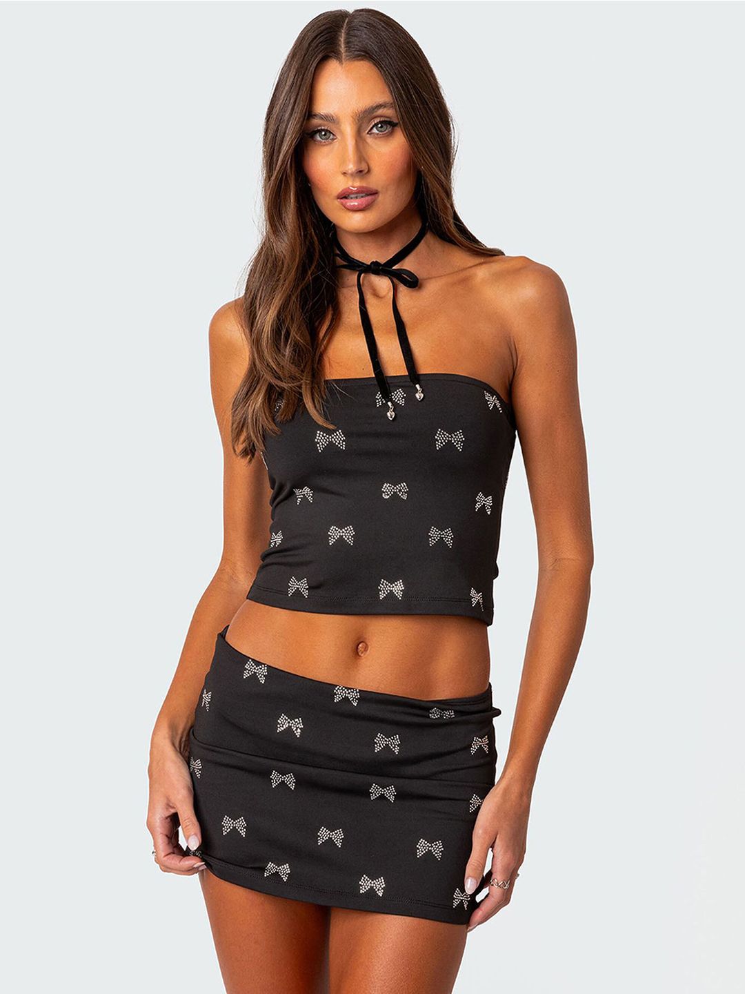 LULU & SKY Printed top With Skirt Co-Ords-picture-40