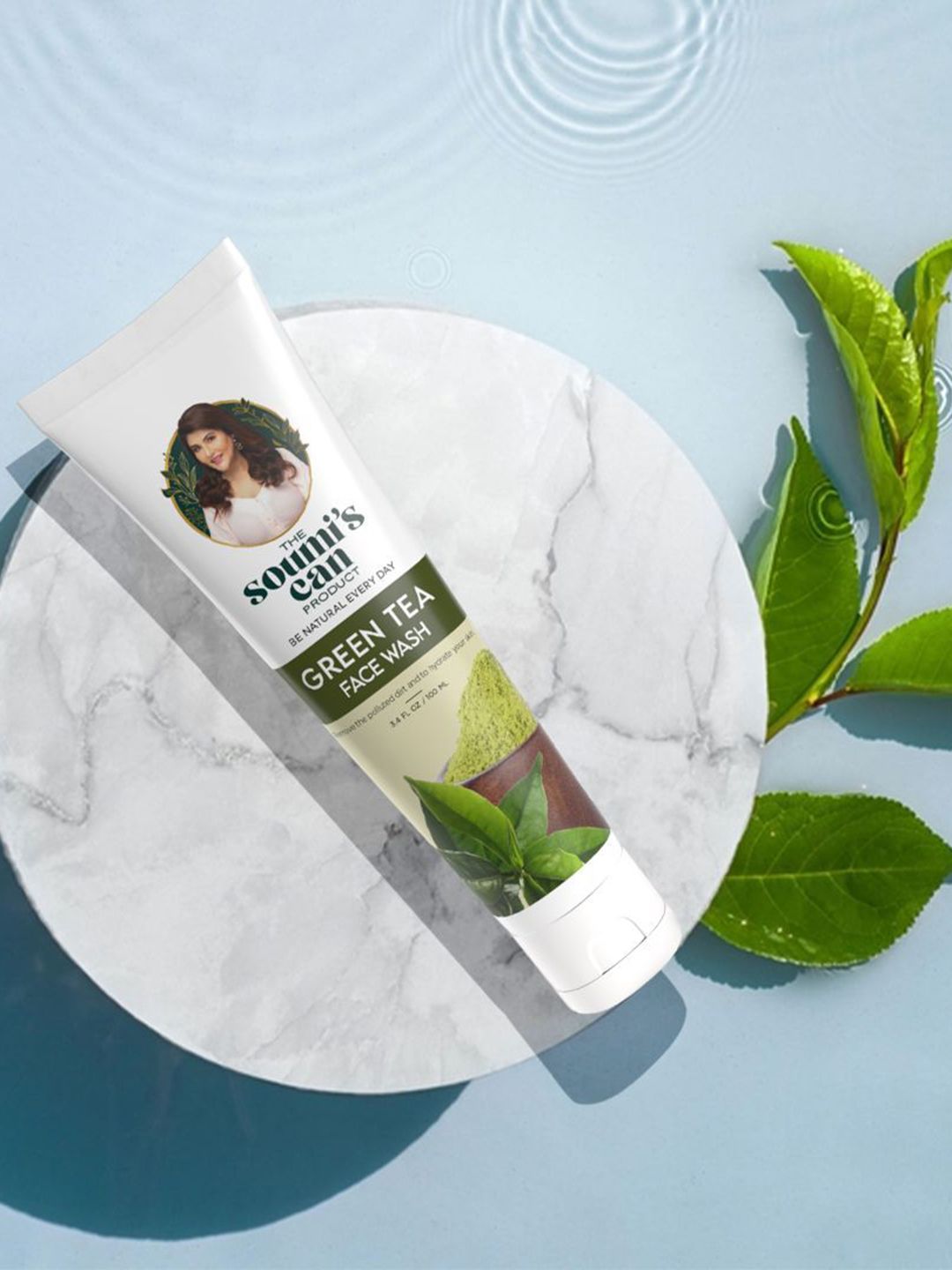 THE SOUMI'S CAN PRODUCT Green Tea De Tan Body Wash & Green Tea Face Wash- 300ml-picture-56