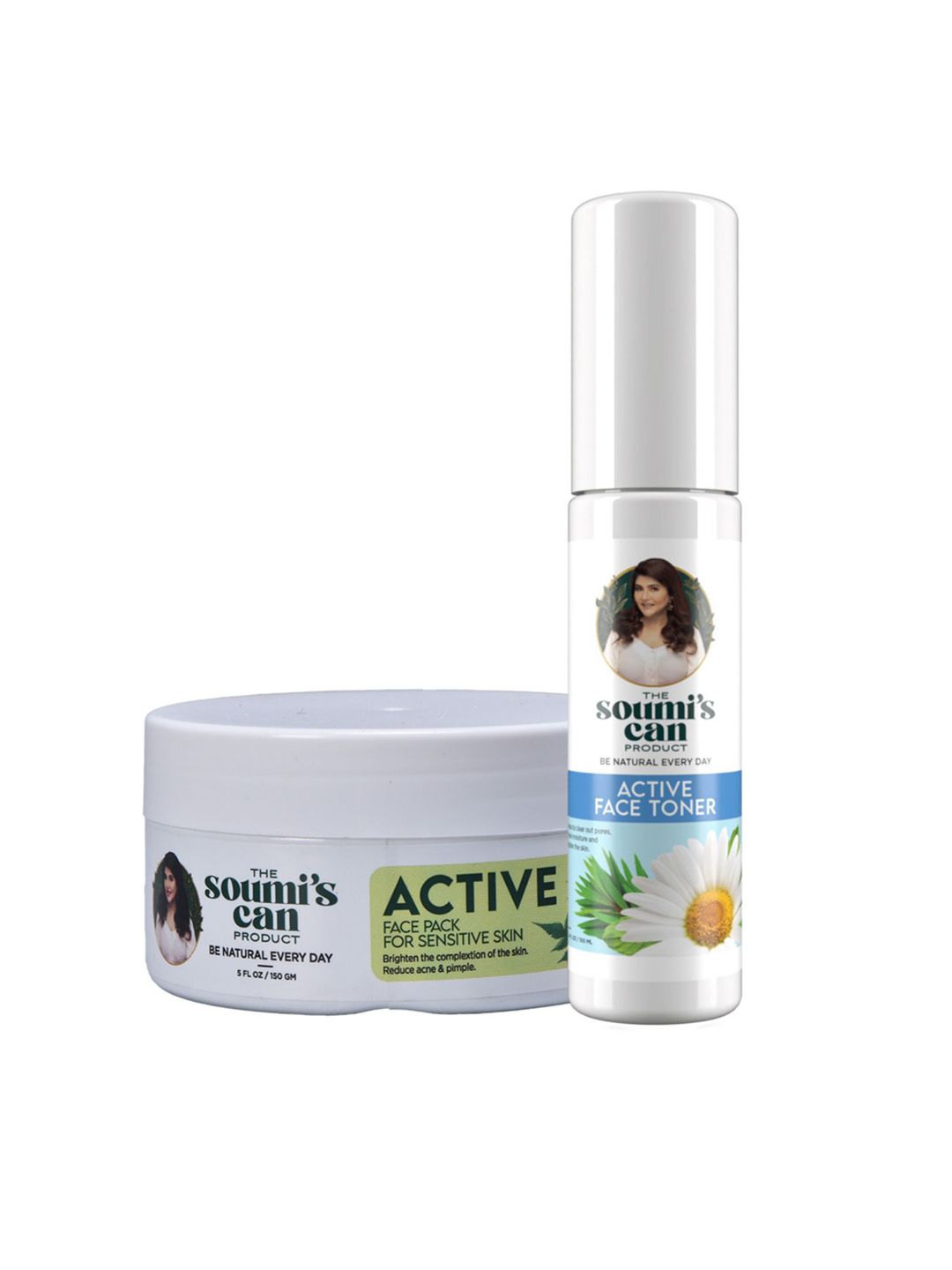 THE SOUMI'S CAN PRODUCT Active Face Pack 150ml & Active Face Toner- 250ml-image-3