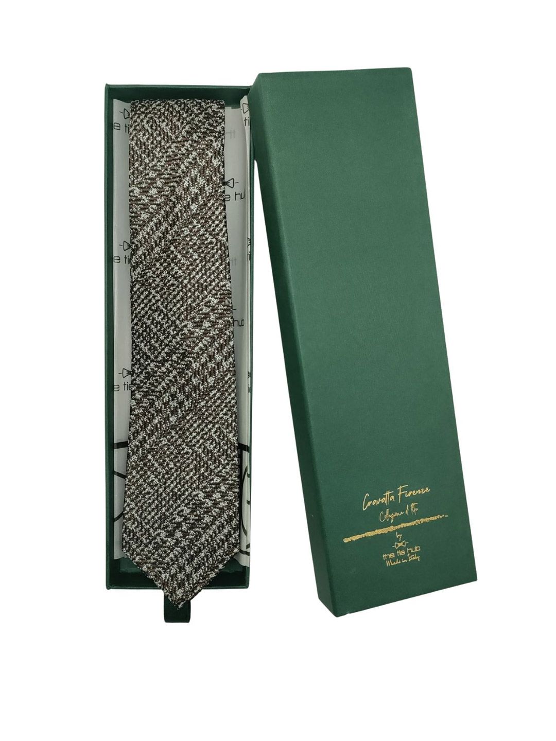 The Tie Hub Men Printed Broad Tie-picture-19