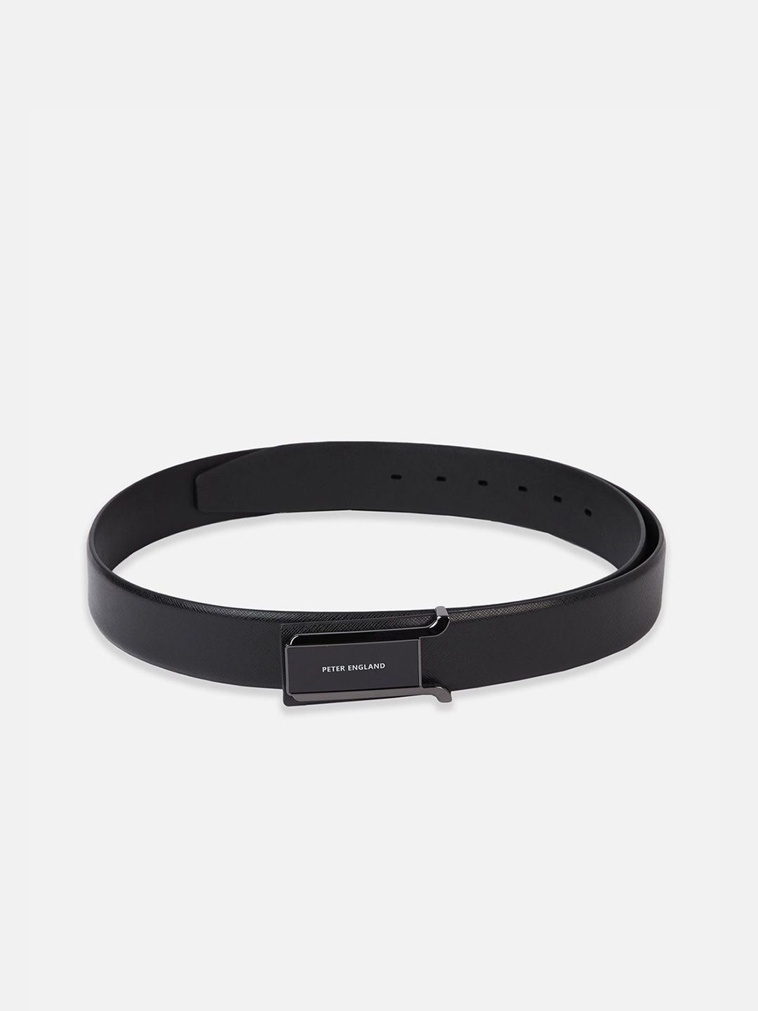 Peter England Men Textured Push Pin Closure Leather Formal Belt-picture-43