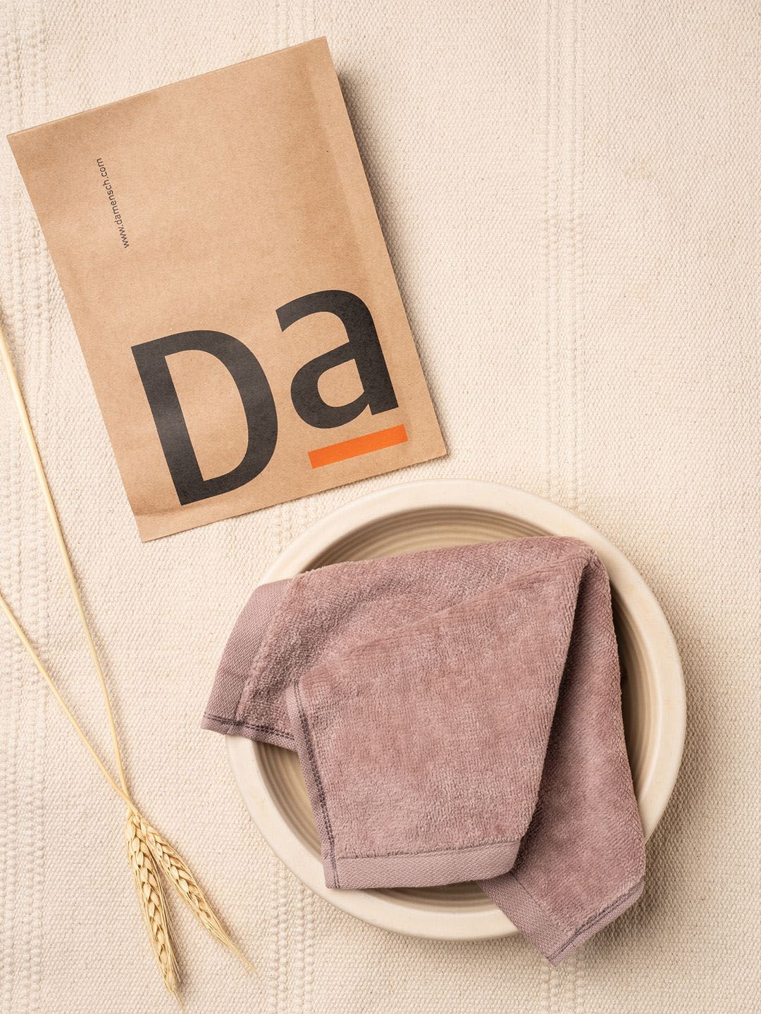 DAMENSCH Better Basic 2 Pcs Beige Cotton Super Absorbent Face Towel-image-14