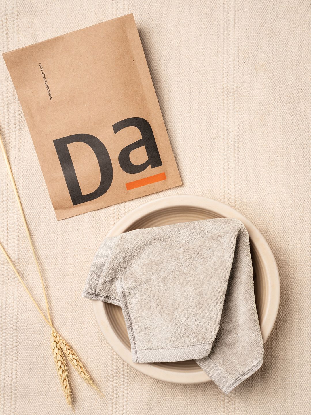 DAMENSCH Better Basic 2 Pieces Beige Cotton Super Absorbent Face Towel 500 GSM-picture-26