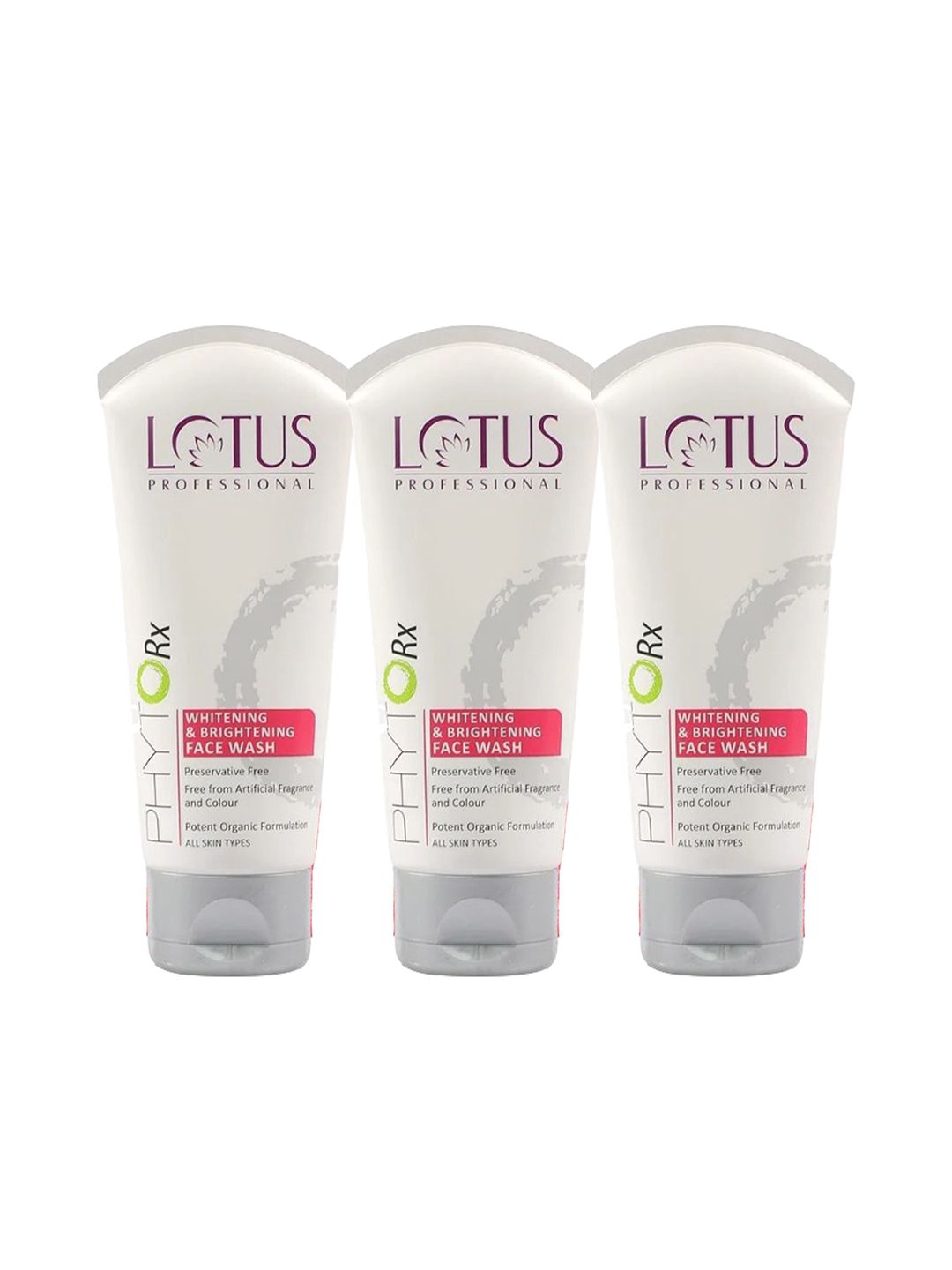 Lotus Professional 3Pcs PhytoRx Whitening & Brightening Face Wash - 80g each-picture-55