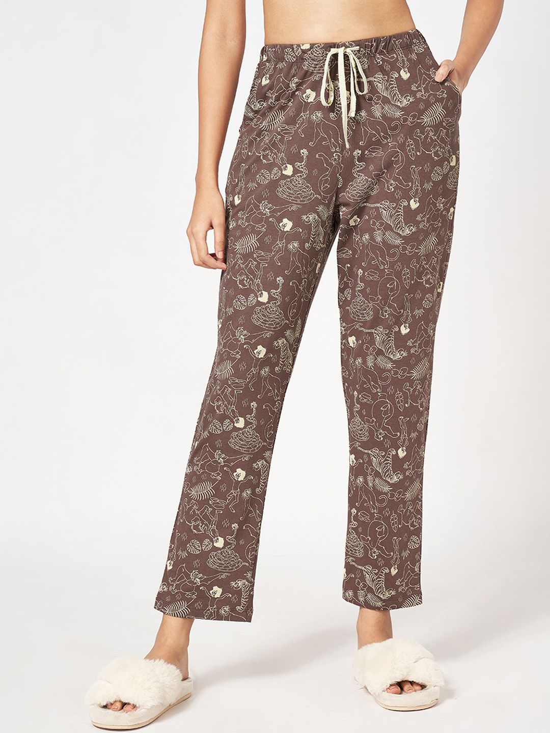 Dreamz by Pantaloons Printed Pure Cotton Lounge Pants-picture-19