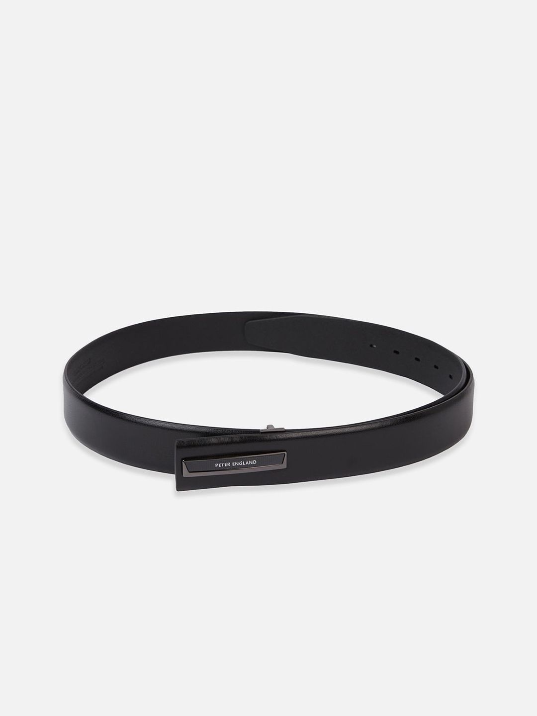 Peter England Men Solid Push Pin Closure Leather Formal Belt-picture-19