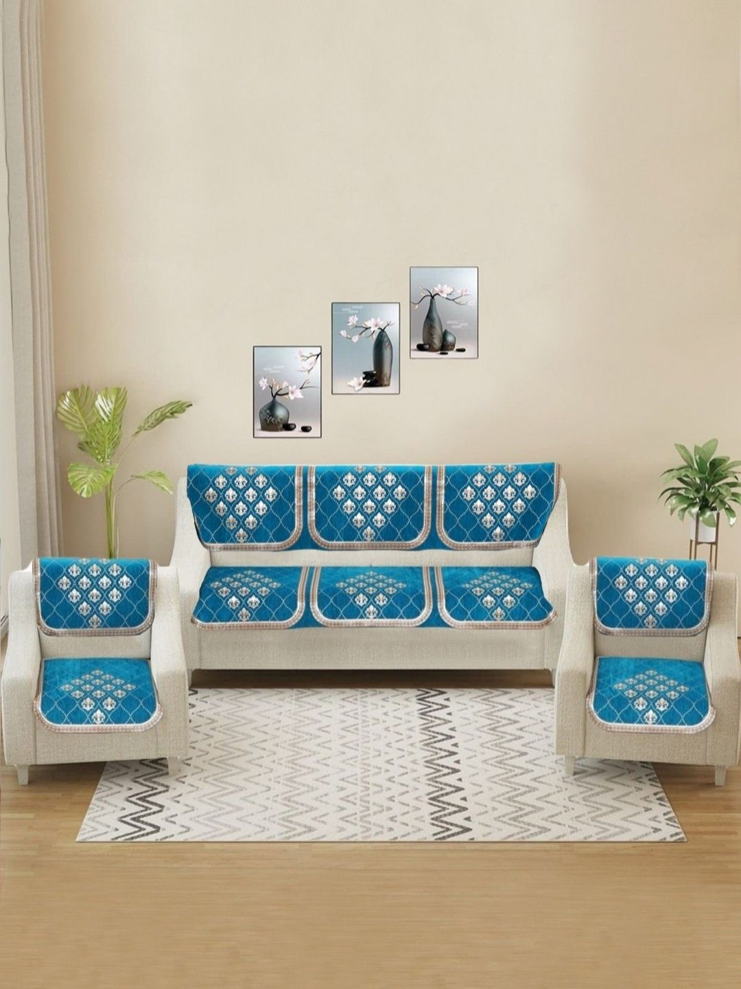 BREVARD Turquoise Blue Other Sofa Cover-picture-43