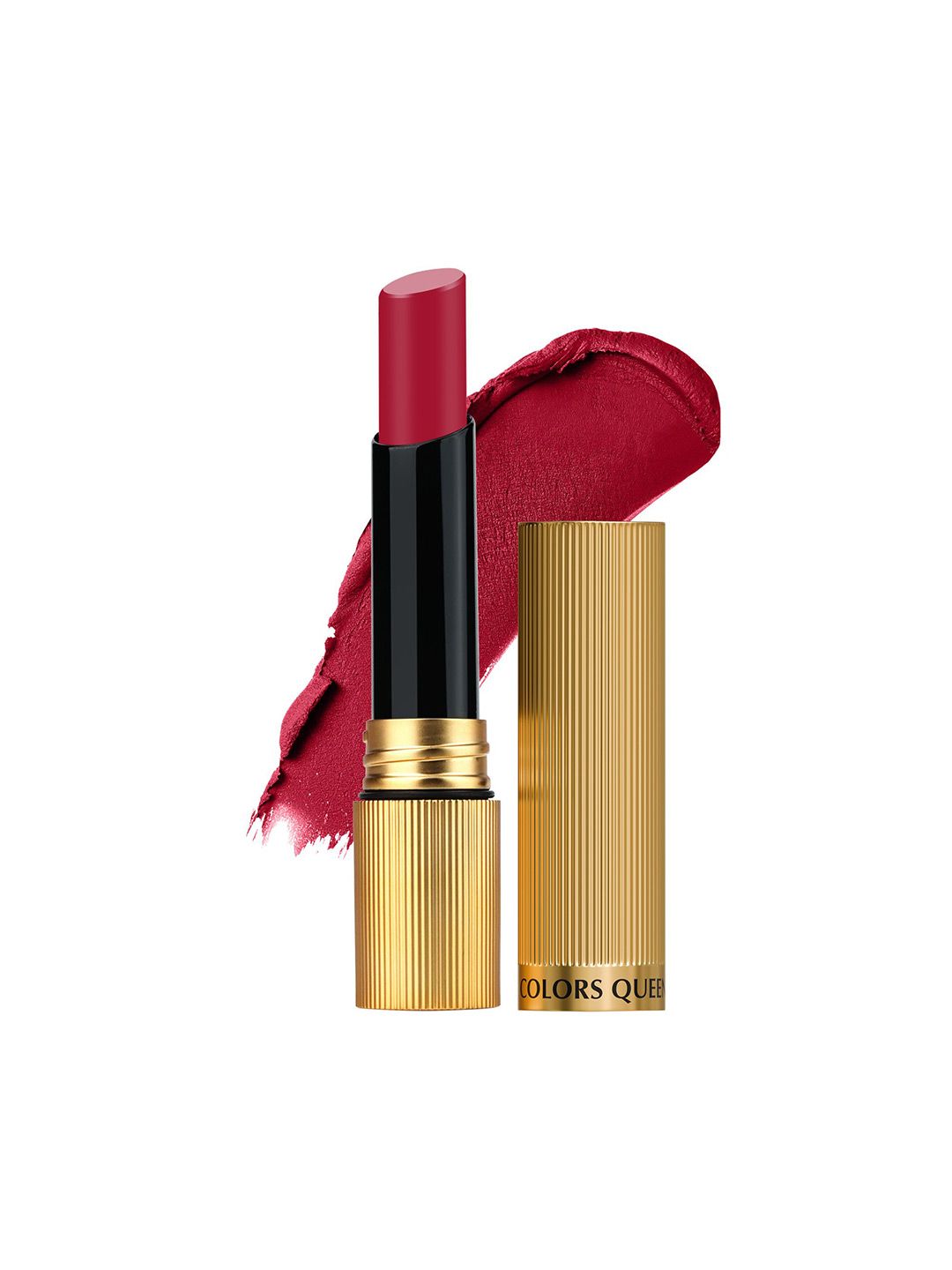 Colors Queen Hold Up Full Day Non-Transfer Lipstick-4g- Bridal Mehroon-107-image-2