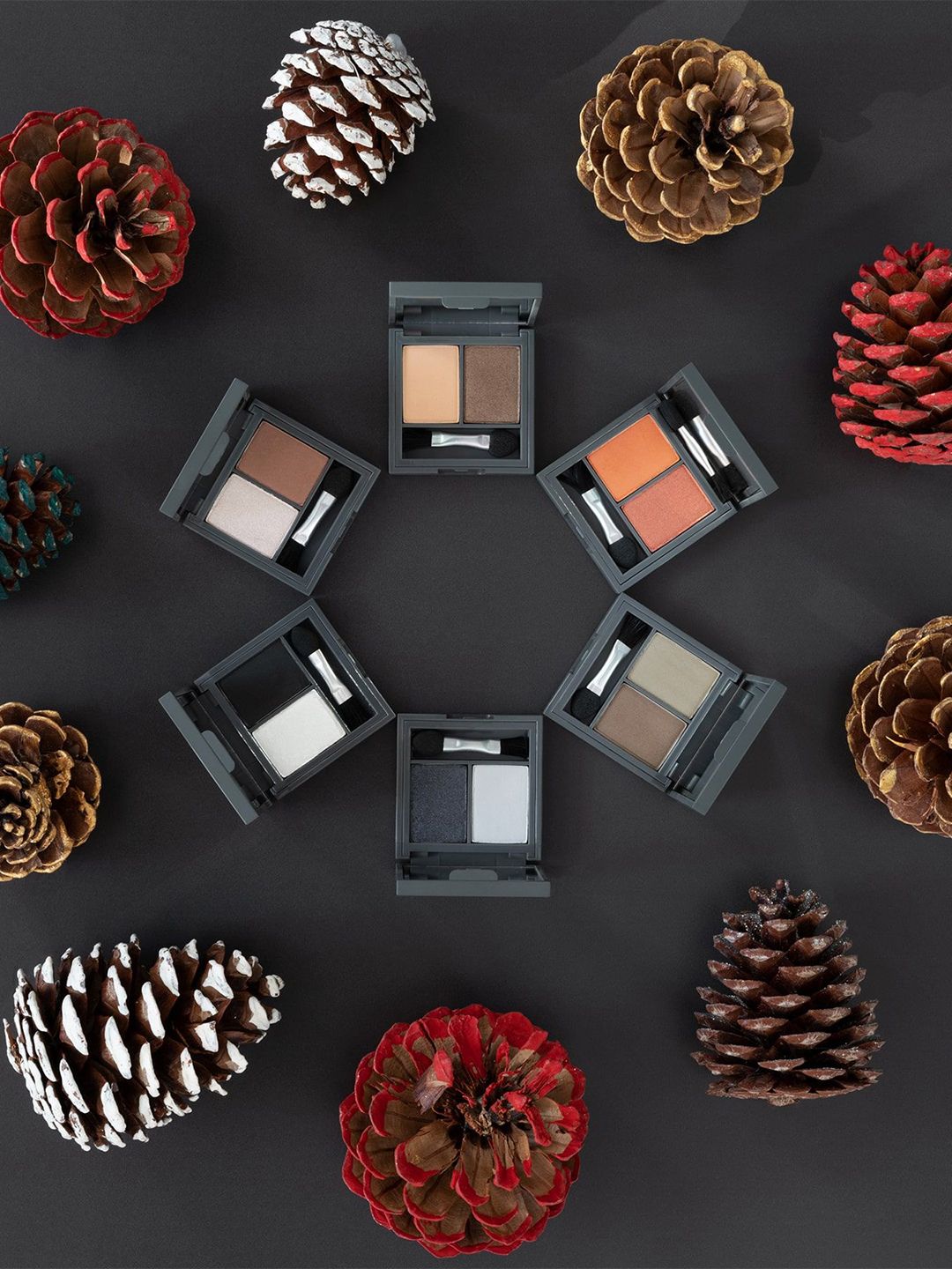 ALIX AVIEN PARIS Duo Eyeshadow -3.2g- 206-1 Power Of Pearls - 206-2 Creamy Brown-image-4