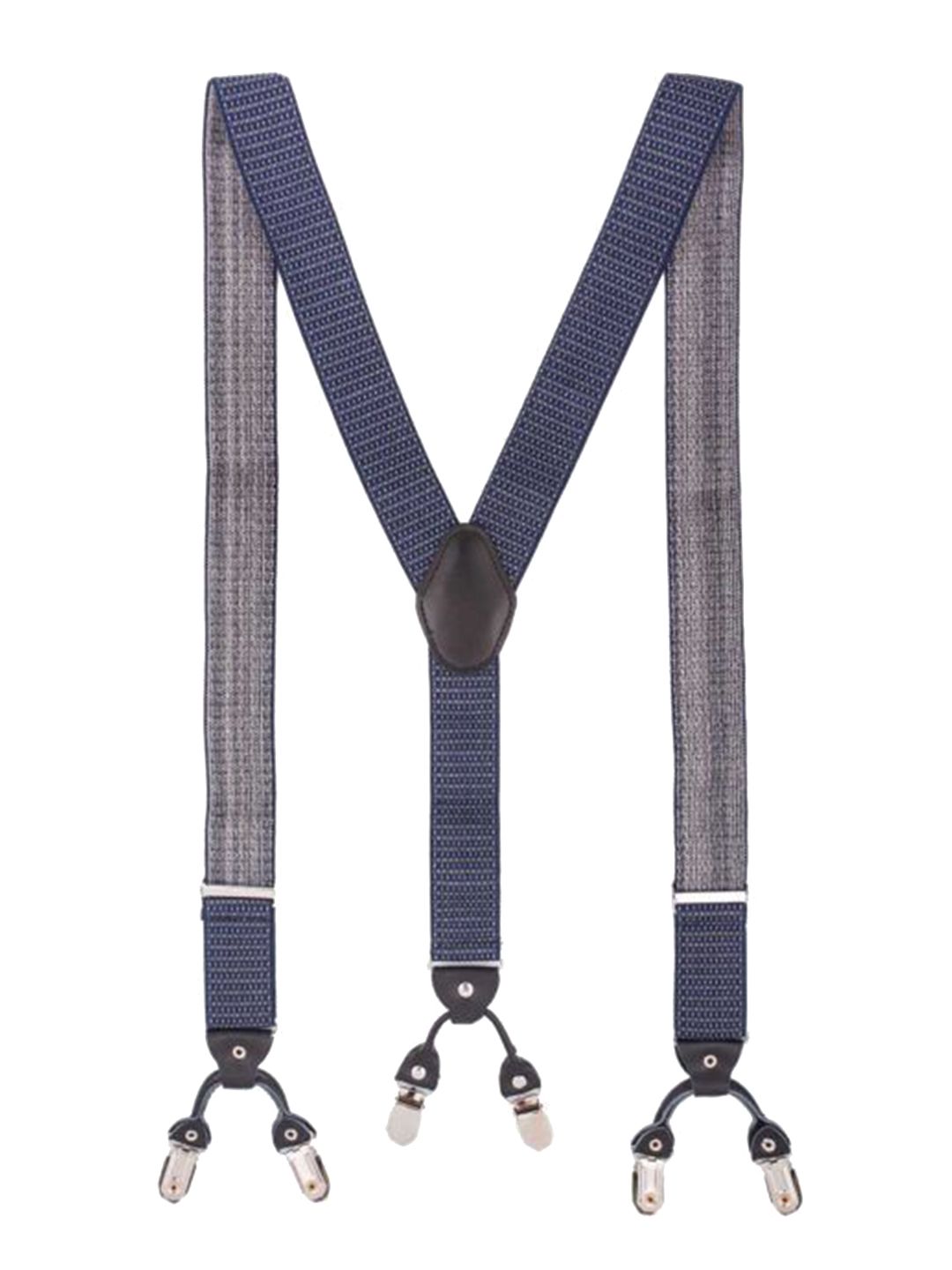 The Tie Hub Men Textured Y Back Suspenders-picture-29