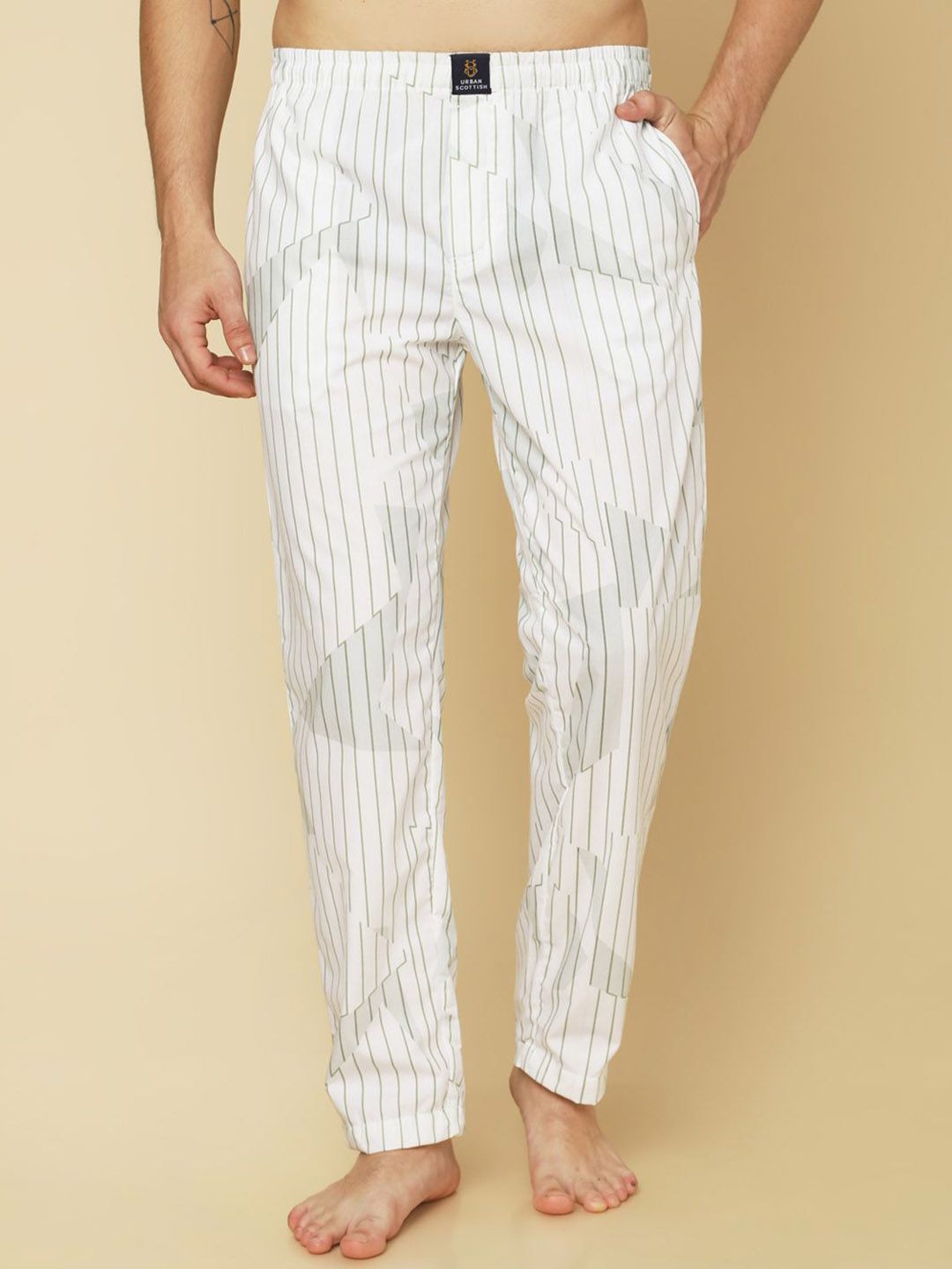URBAN SCOTTISH Mid-Rise Straight-Leg Lounge Pants-picture-53