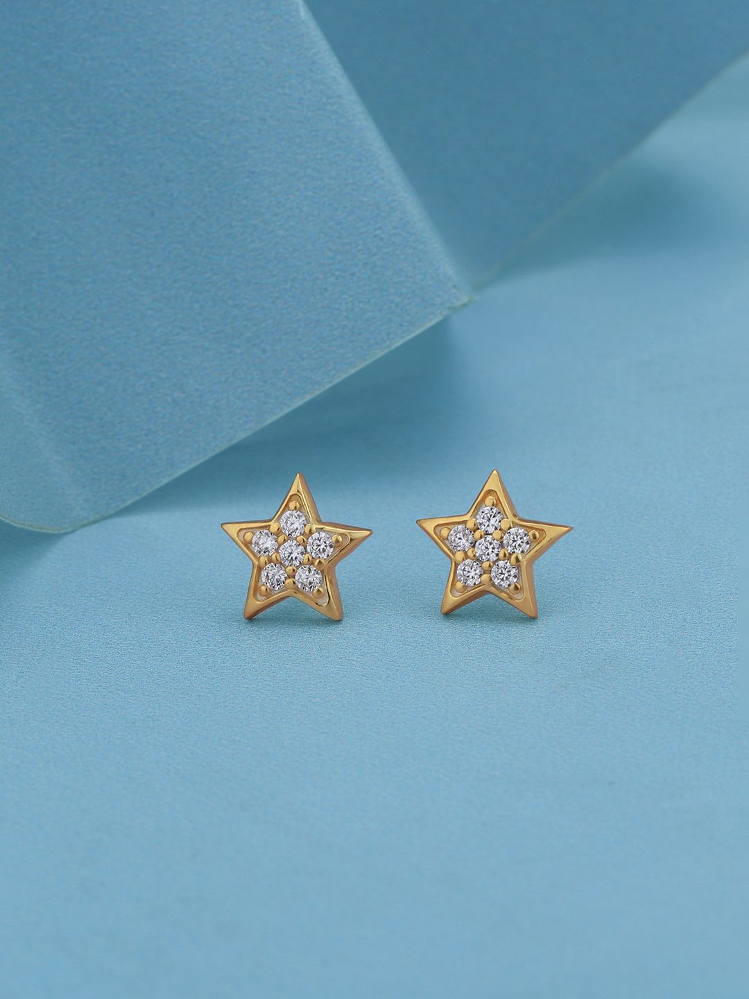 Women Gold-Plated Stud Earrings