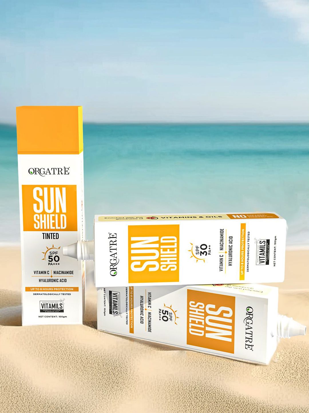 Orgatre Sun Shield Tinted SPF 50 Body Sunscreen-100g-image-3