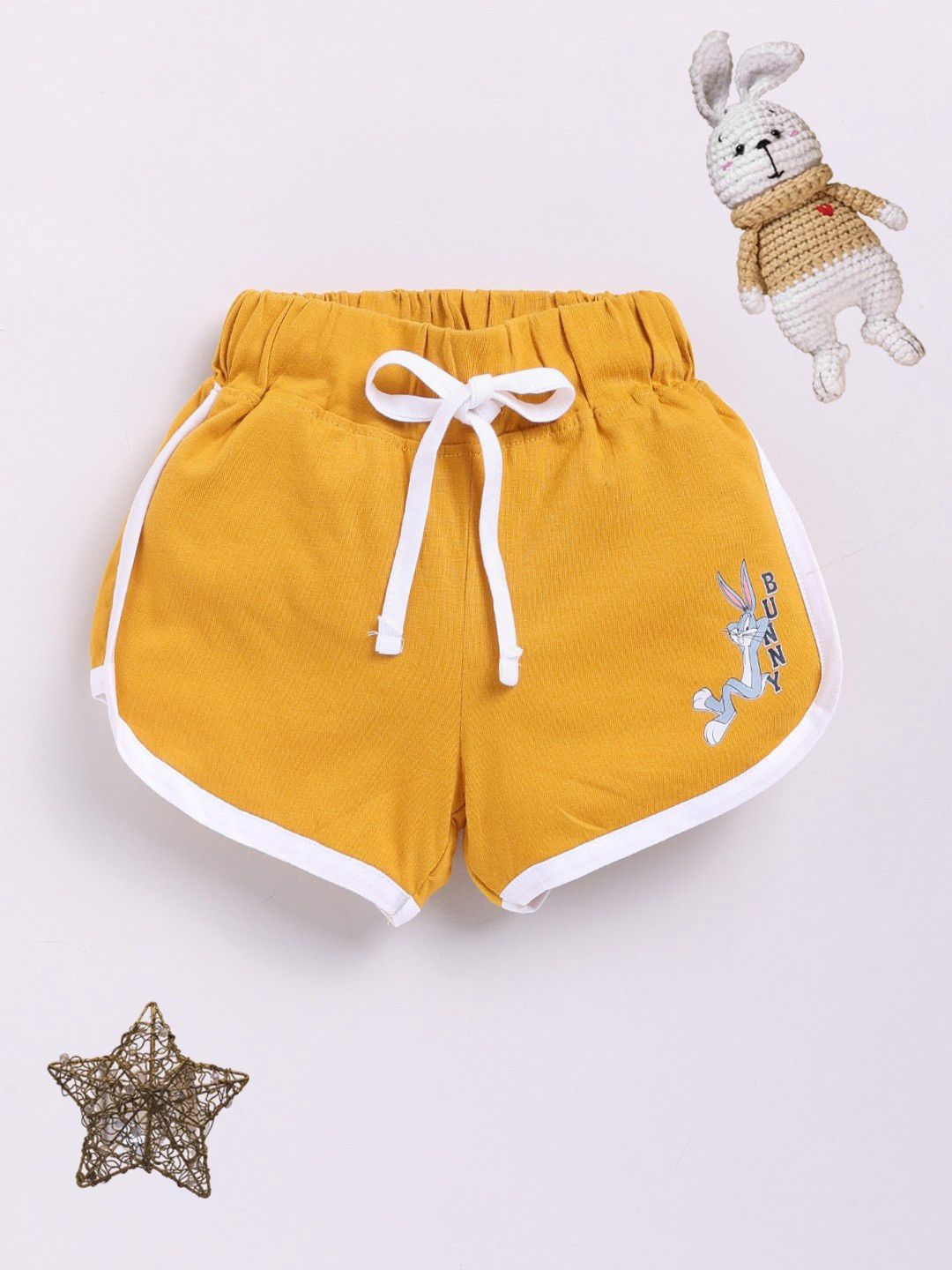 YK X Minute Mirth Girls Bugs Bunny Printed Pure Cotton Shorts-picture-11