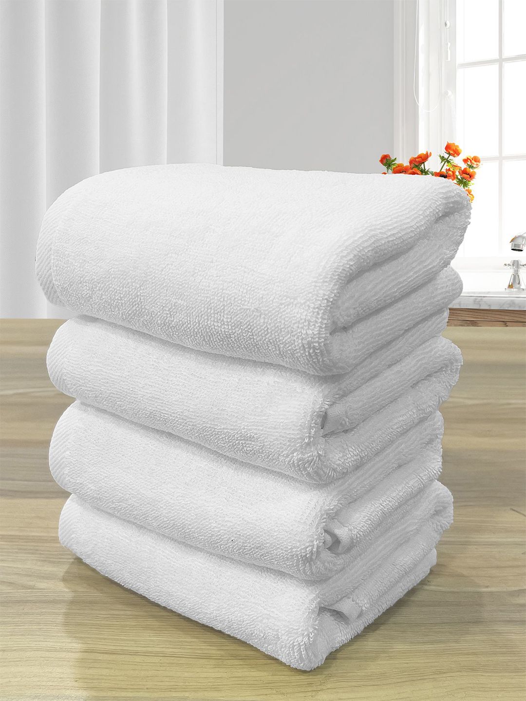 LABHAM Hotel Premium 4Pcs White 700GSM Pure Cotton Hand Towels-image-45