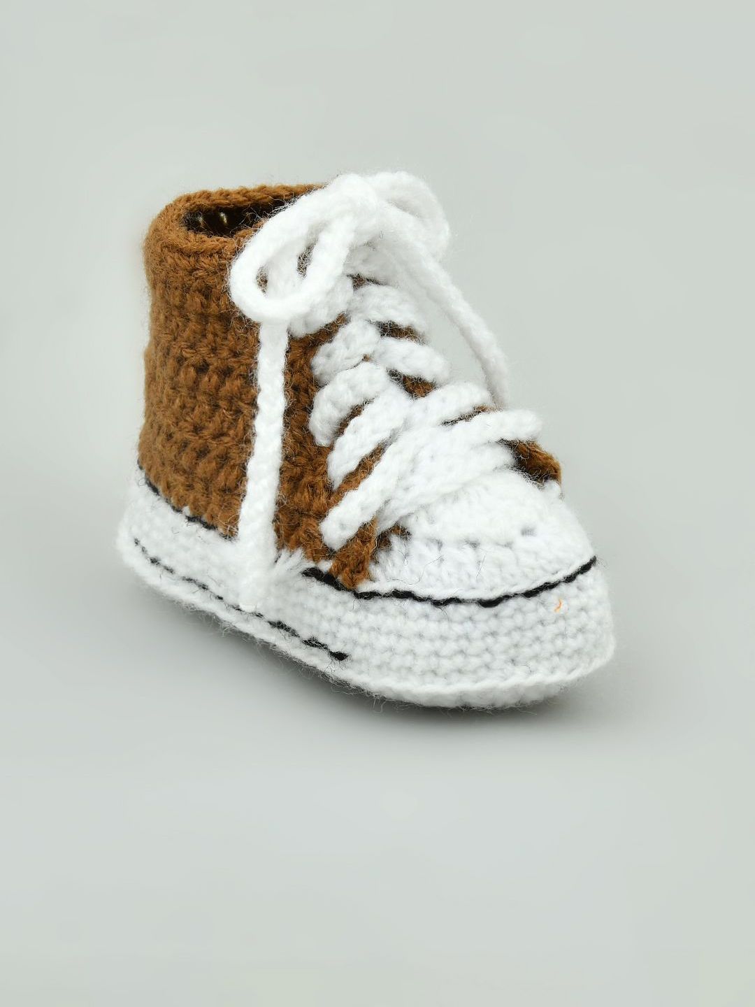 FUNKRAFTS Unisex Kids Pure Wool Lace Up Booties-picture-40
